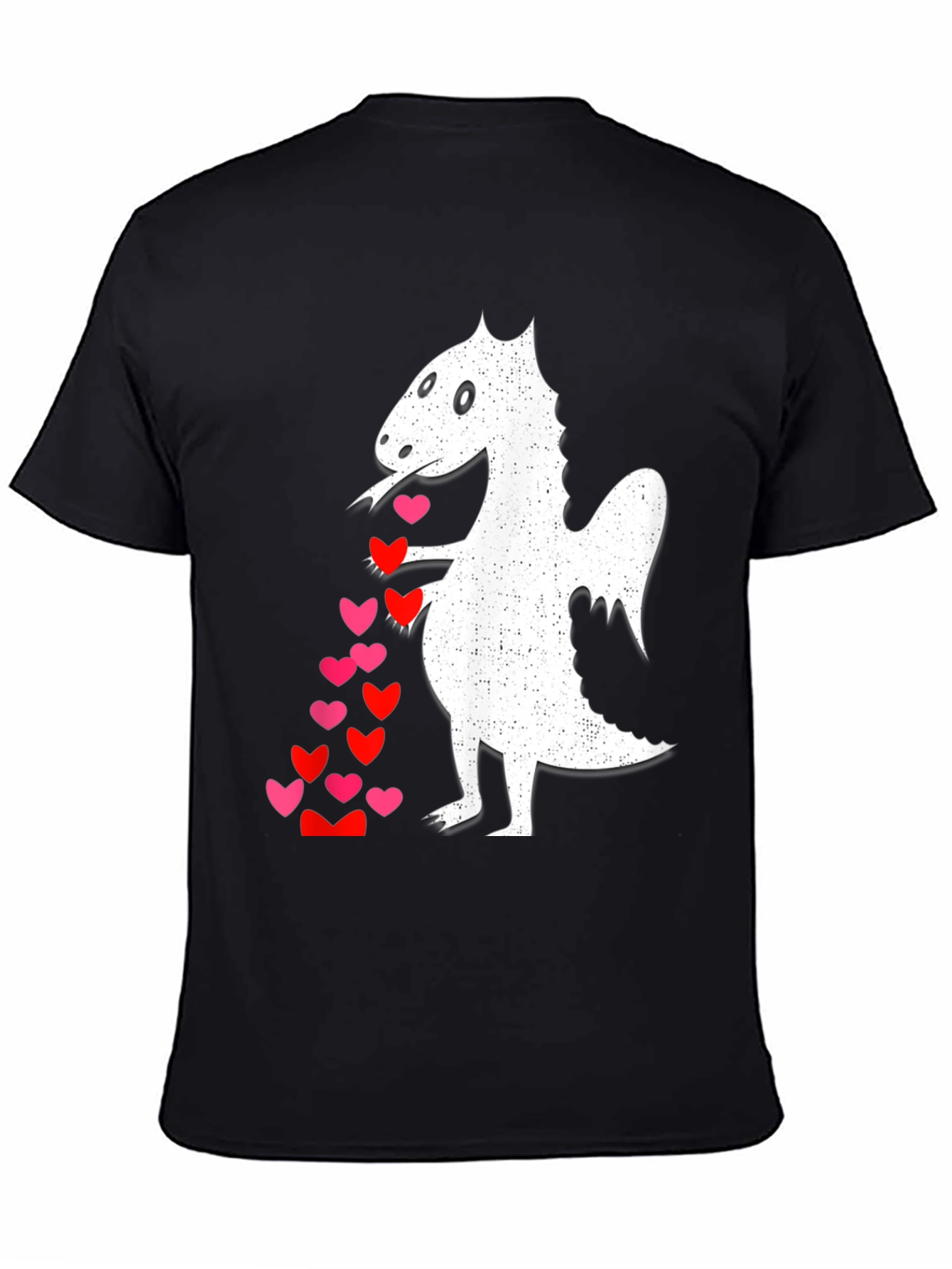 Dragon Love T-Shirt - Whimsical Heart Design