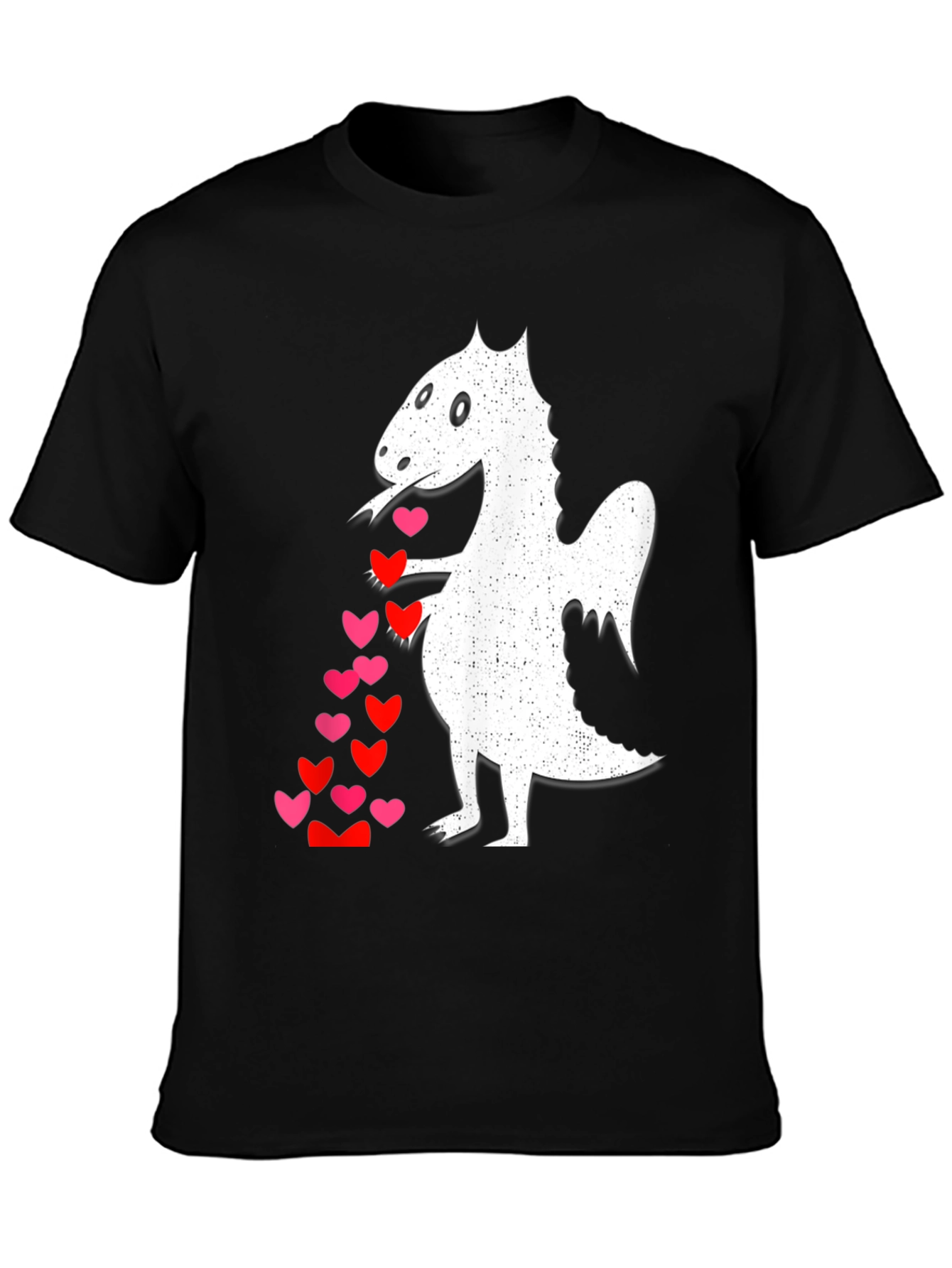 Dragon Love T-Shirt - Whimsical Heart Design