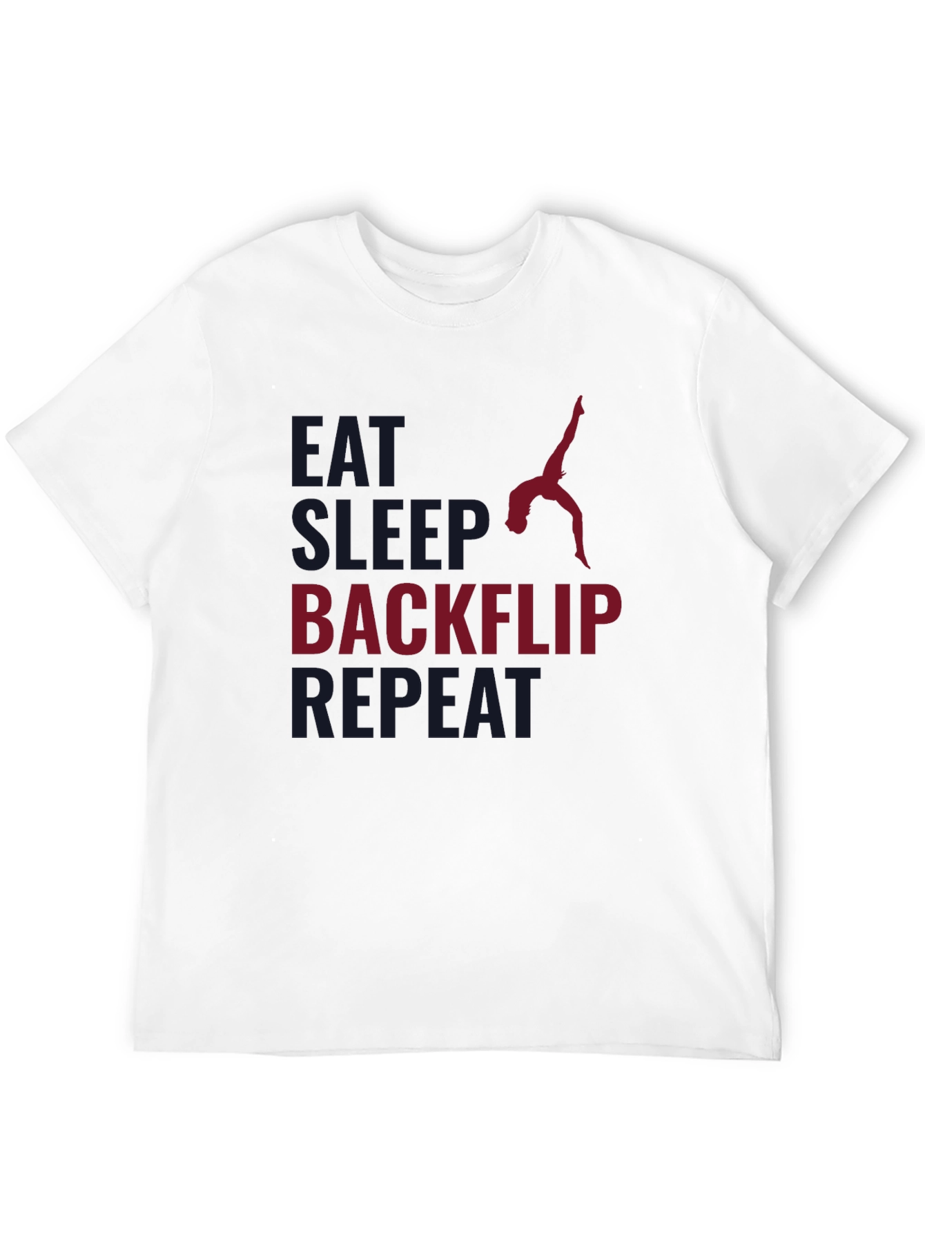 Eat Sleep Backflip Repeat - Gymnast T-Shirt