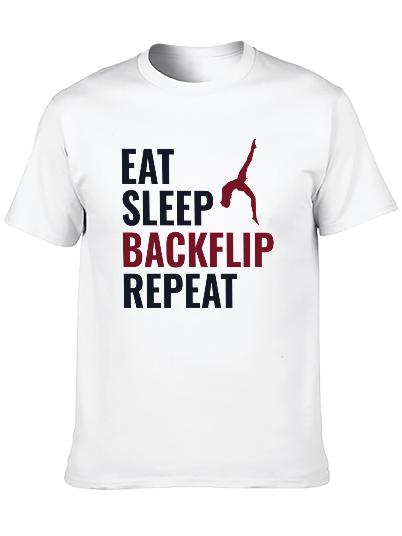 Eat Sleep Backflip Repeat - Gymnast T-Shirt