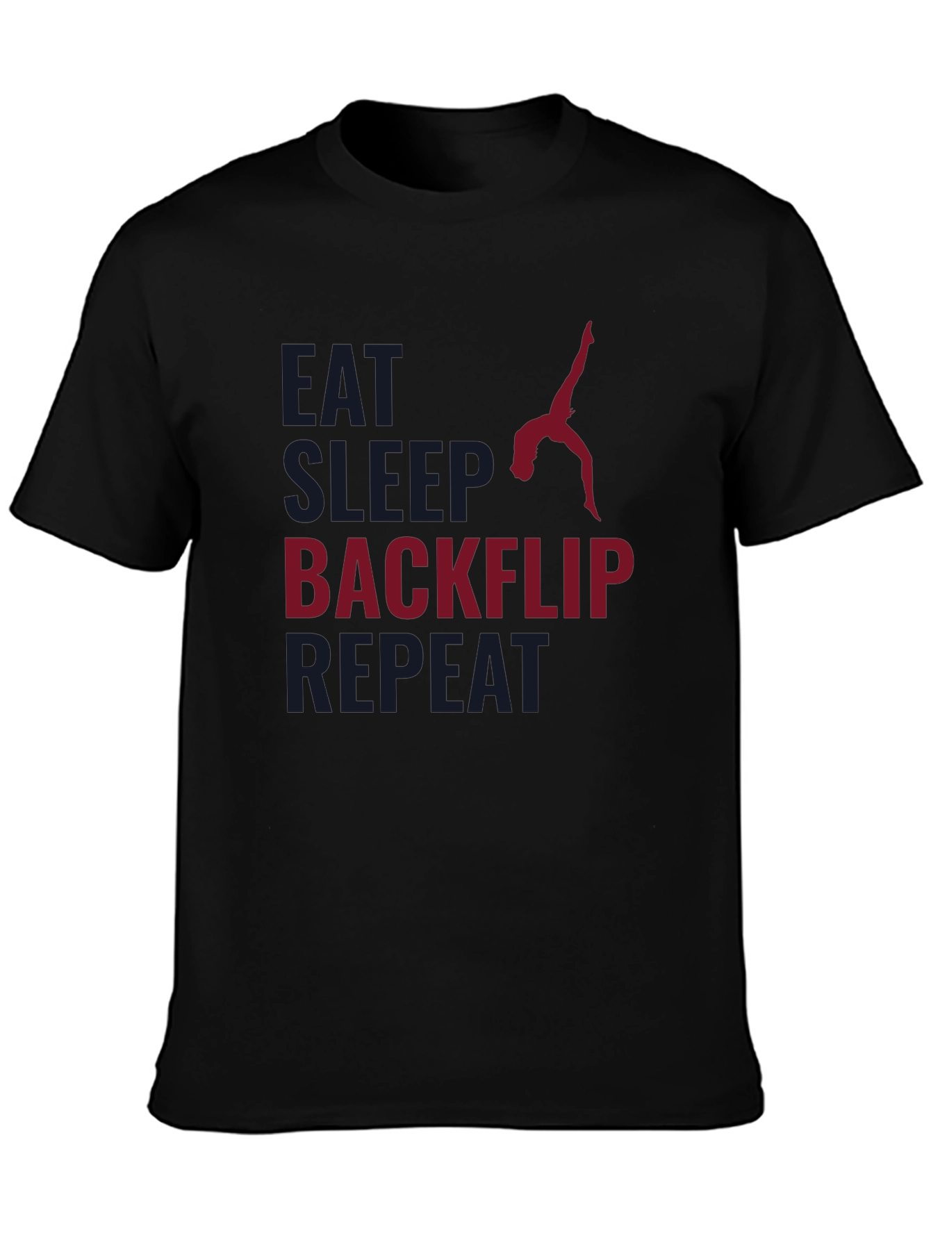 Eat Sleep Backflip Repeat - Gymnast T-Shirt