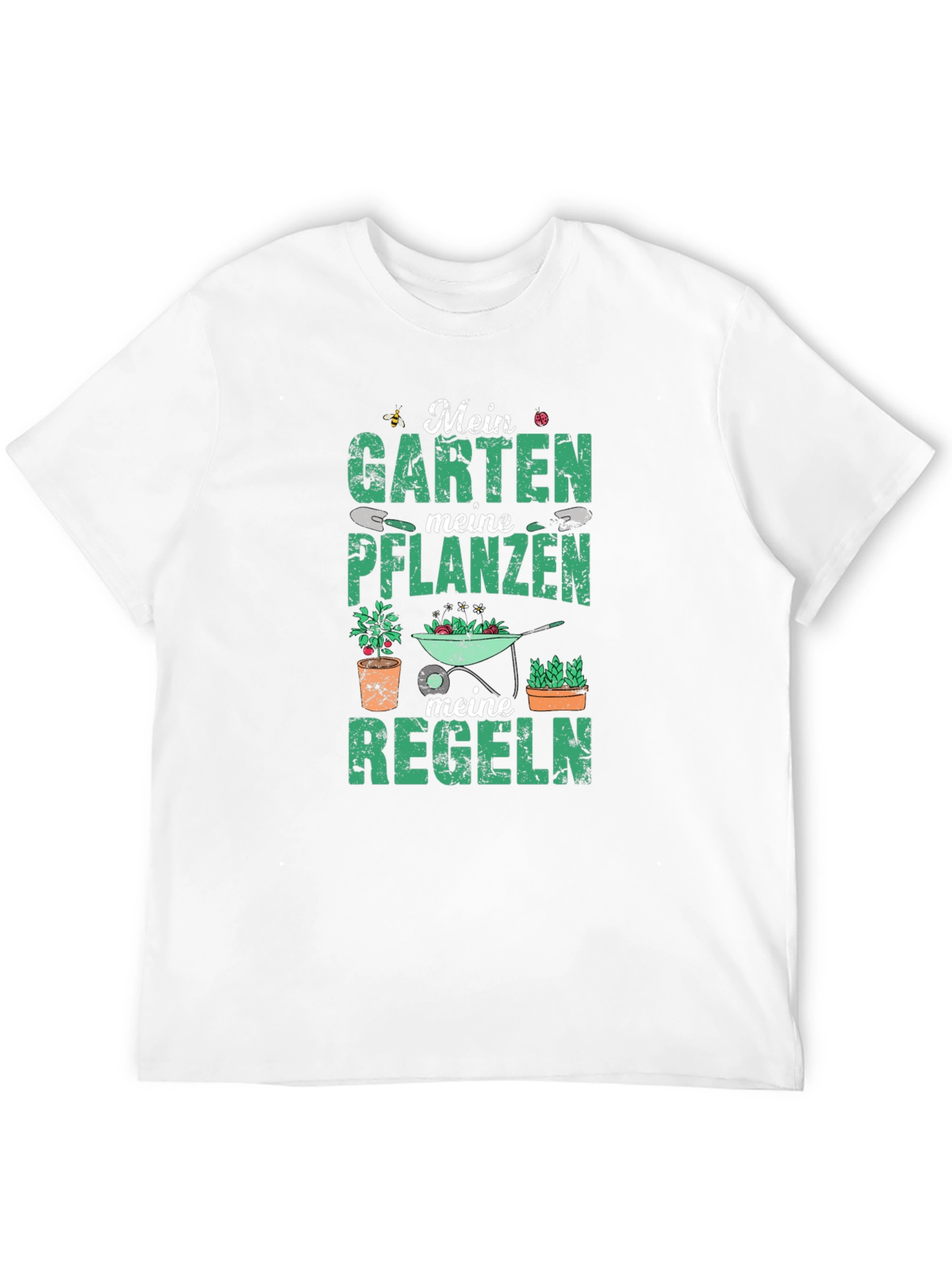 Gardening Rules Black T-Shirt