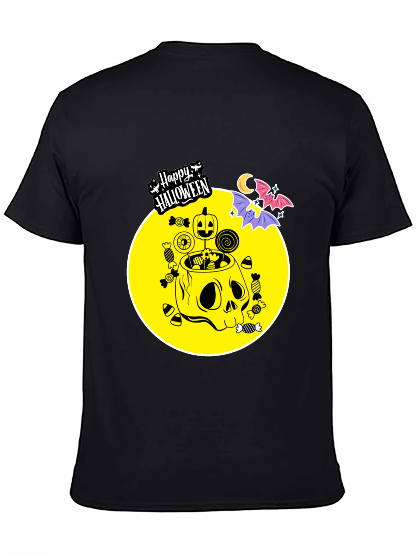 Happy Halloween Skull Candy T-Shirt
