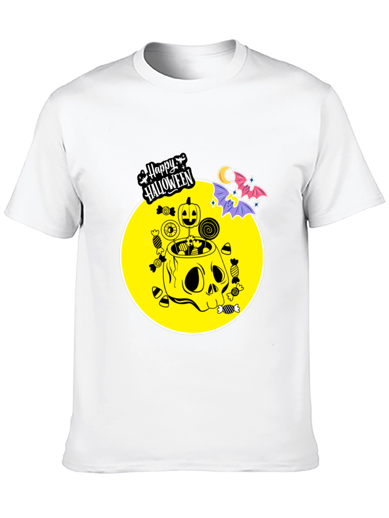 Happy Halloween Skull Candy T-Shirt