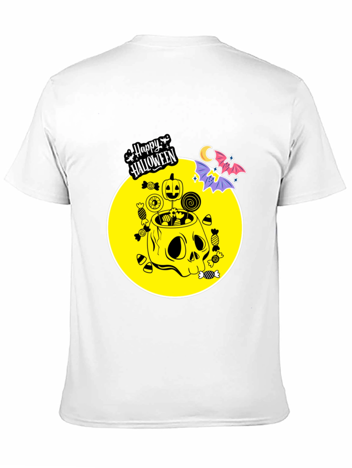 Happy Halloween Skull Candy T-Shirt