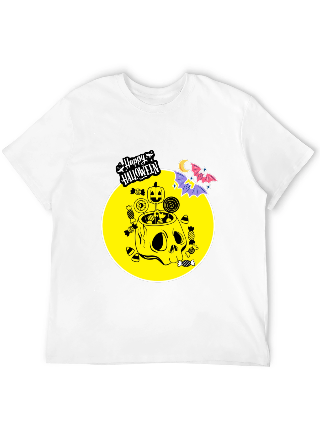 Happy Halloween Skull Candy T-Shirt