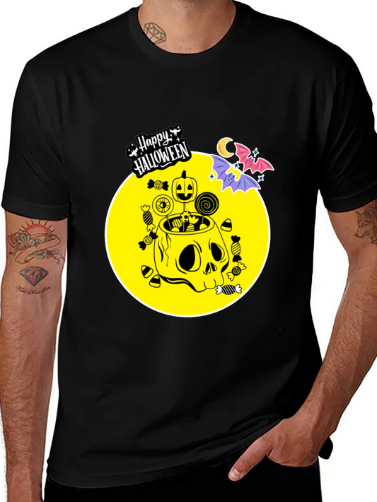 Happy Halloween Skull Candy T-Shirt