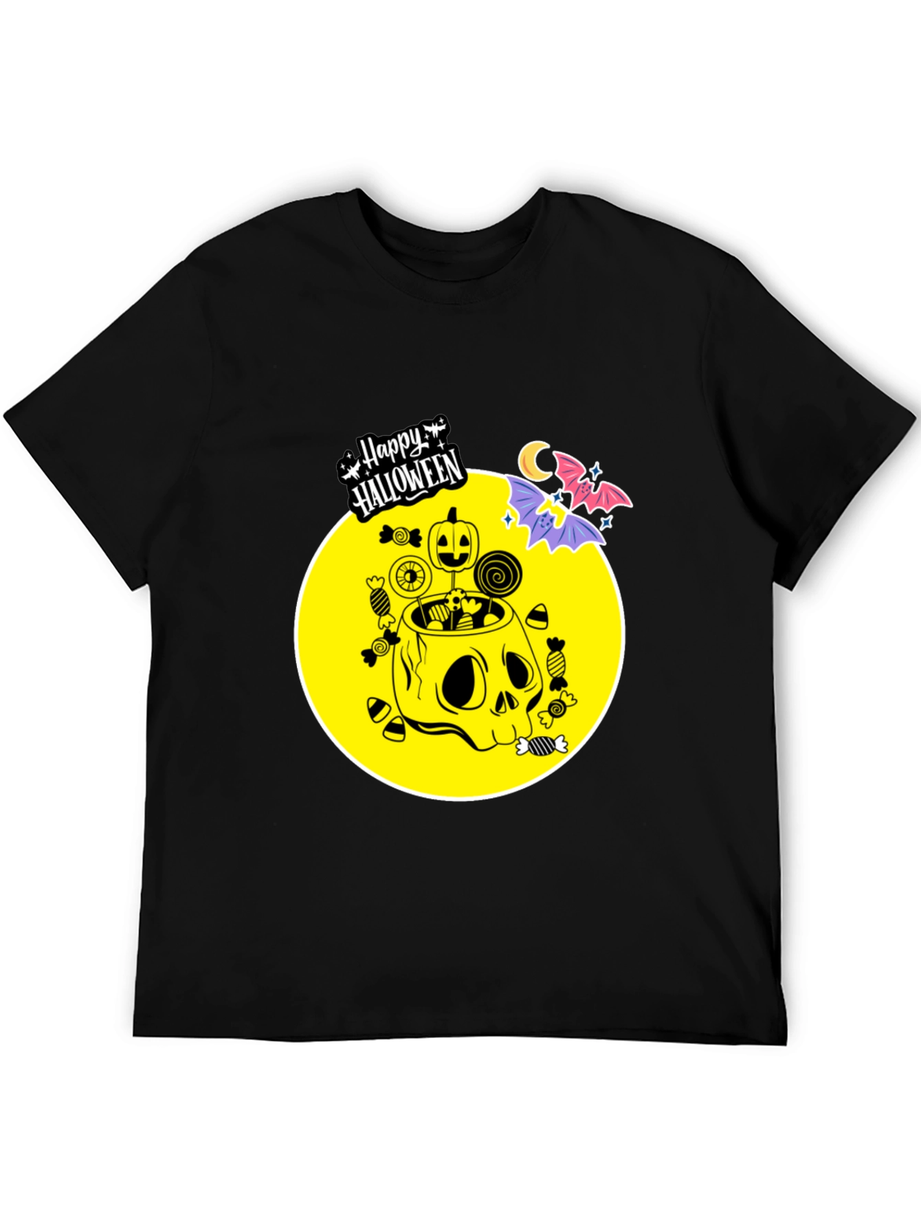 Happy Halloween Skull Candy T-Shirt