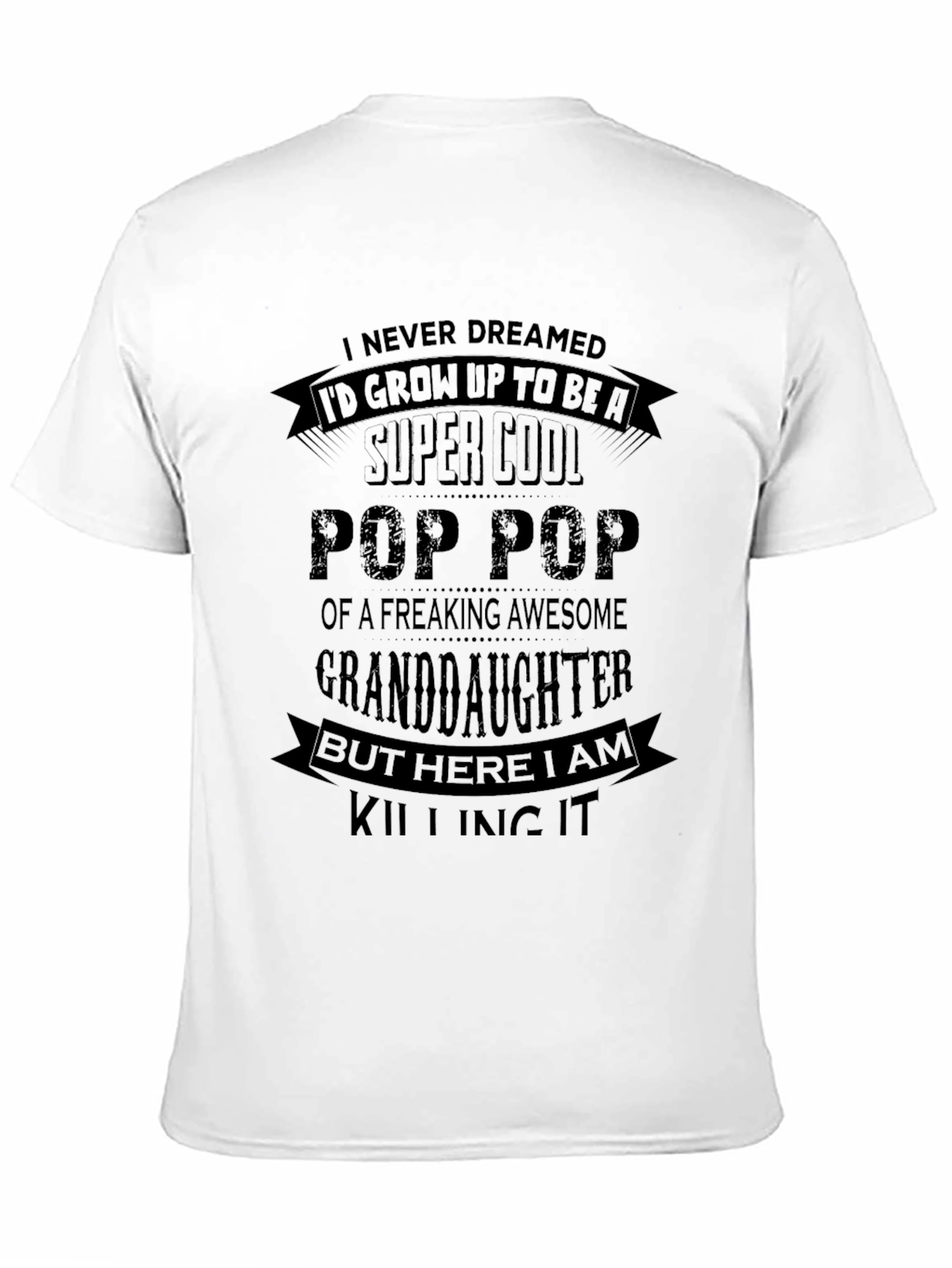 Super Cool Pop Pop Granddaughter T-Shirt
