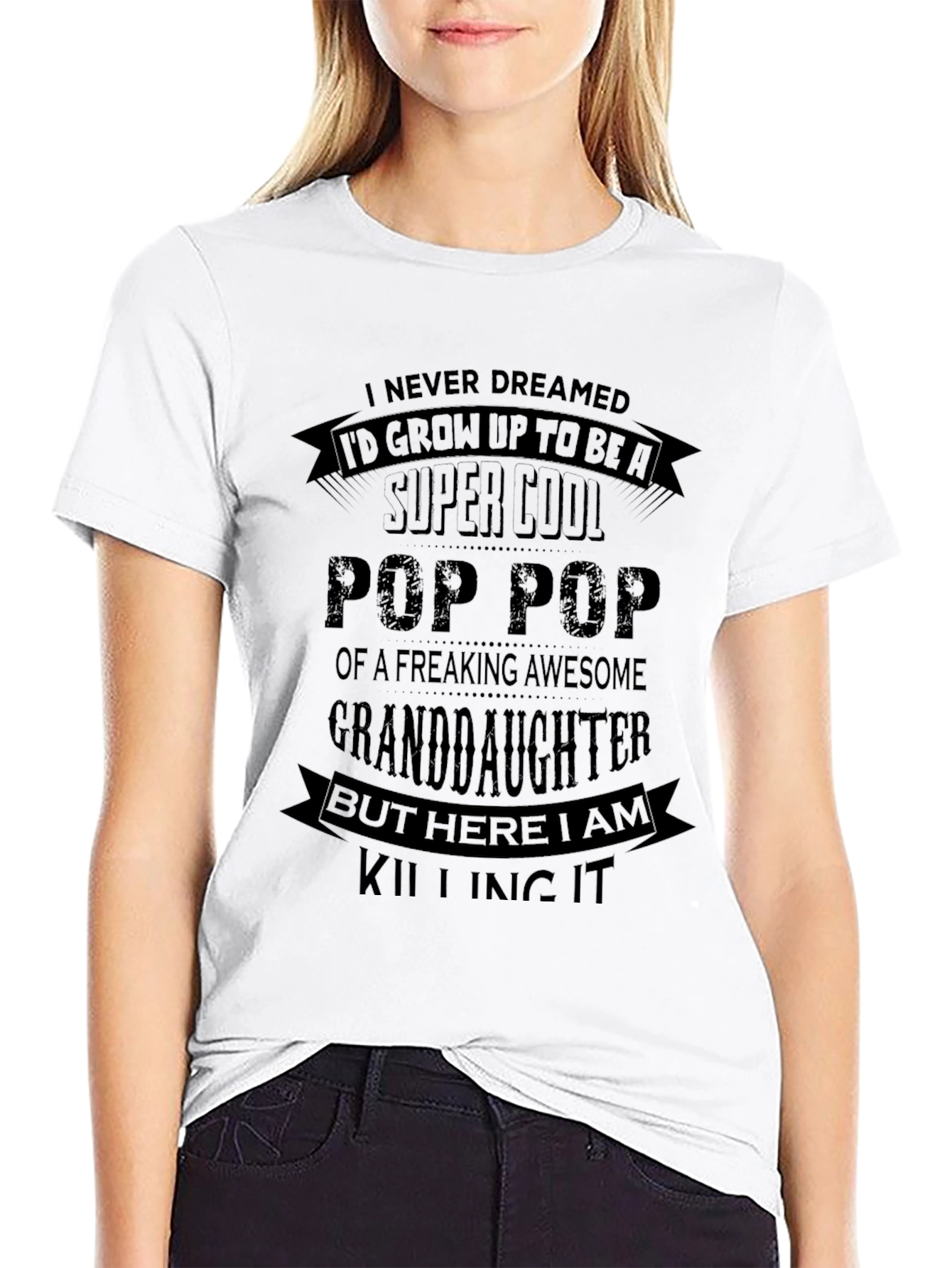 Super Cool Pop Pop Granddaughter T-Shirt