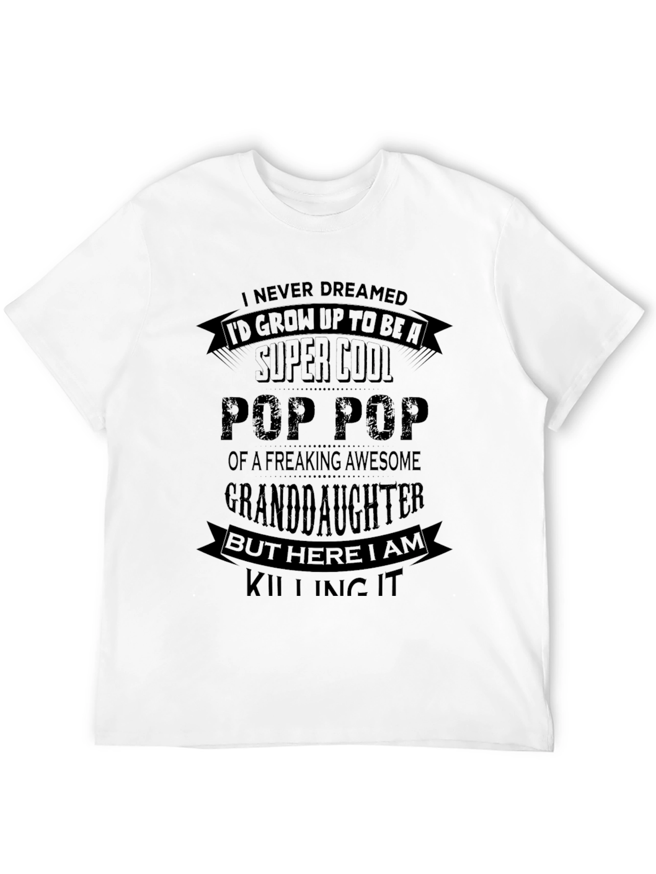 Super Cool Pop Pop Granddaughter T-Shirt