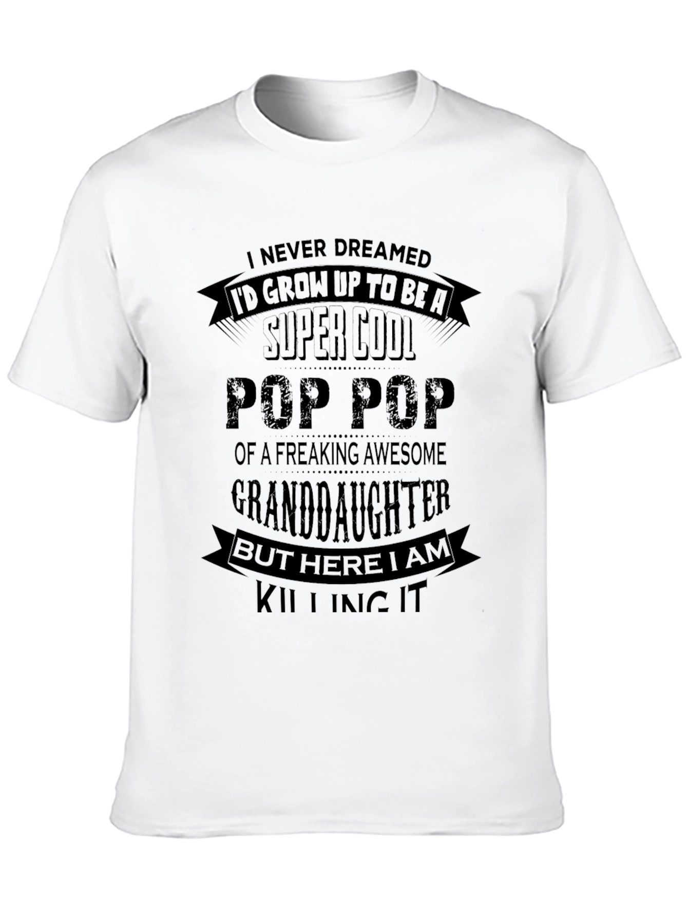 Super Cool Pop Pop Granddaughter T-Shirt