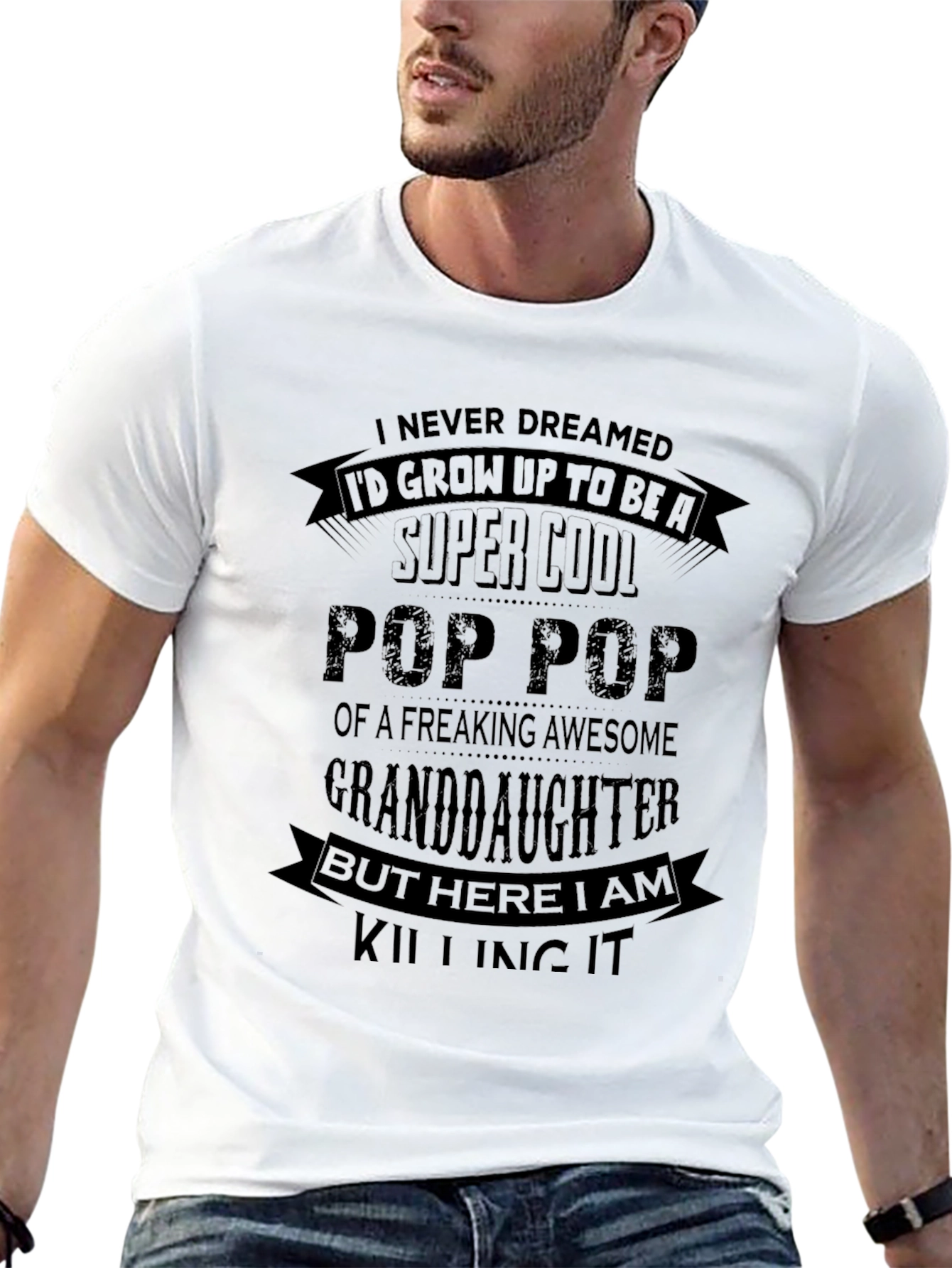 Super Cool Pop Pop Granddaughter T-Shirt