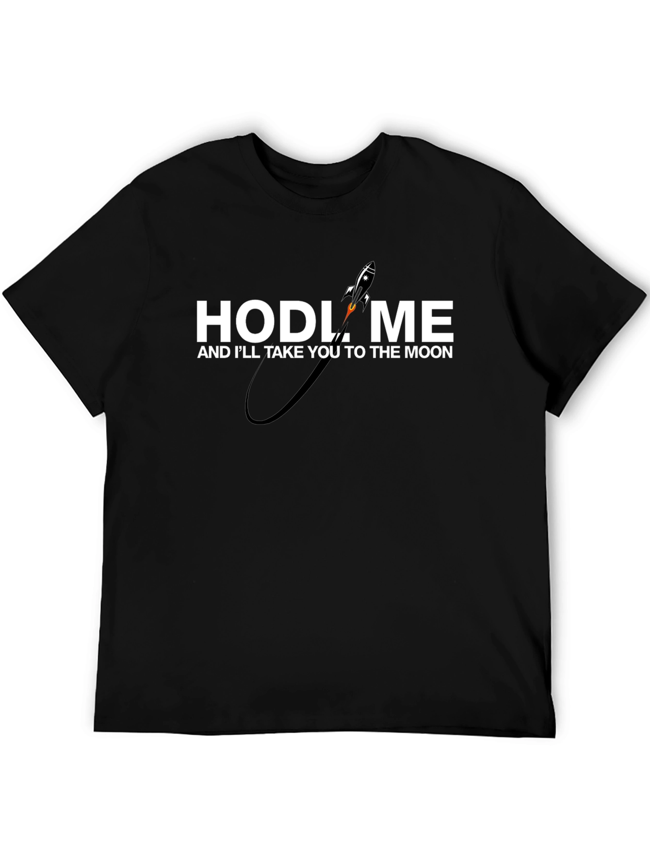 HODL ME Crypto Rocket T-Shirt - Moon Bound!
