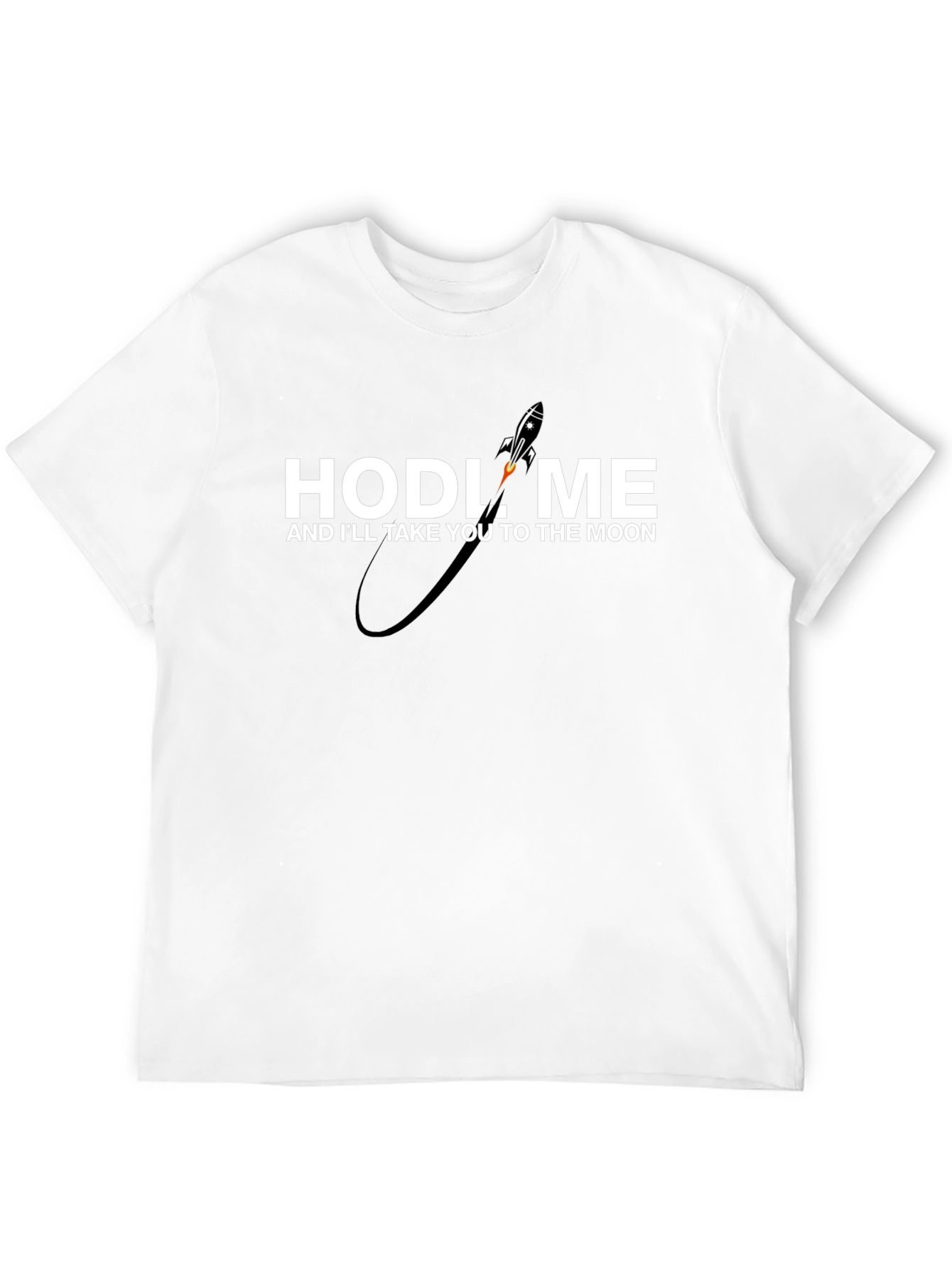 HODL ME Crypto Rocket T-Shirt - Moon Bound!
