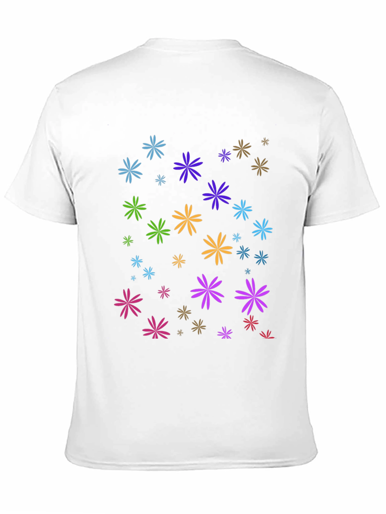 Floral Burst Black T-Shirt