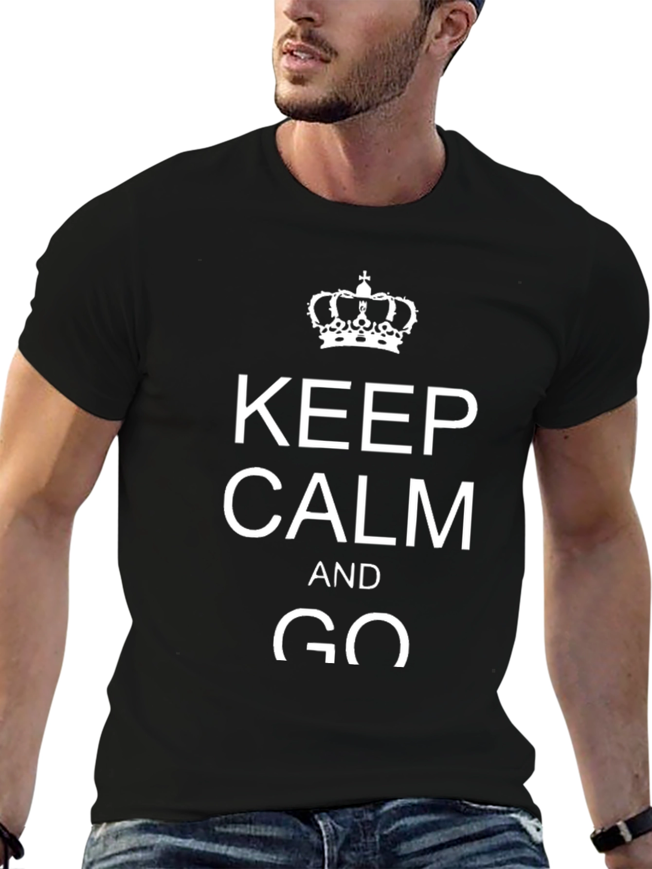 Keep Calm and Go Graphic Tee