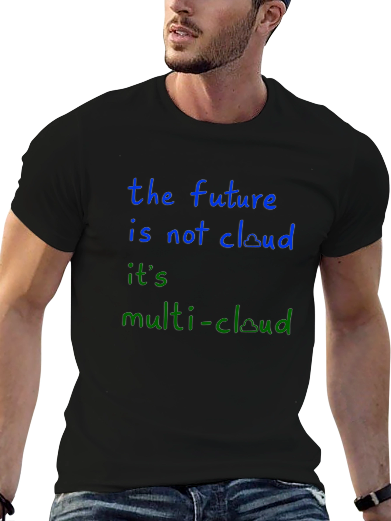 Multi-Cloud Future T-Shirt - Tech Innovation