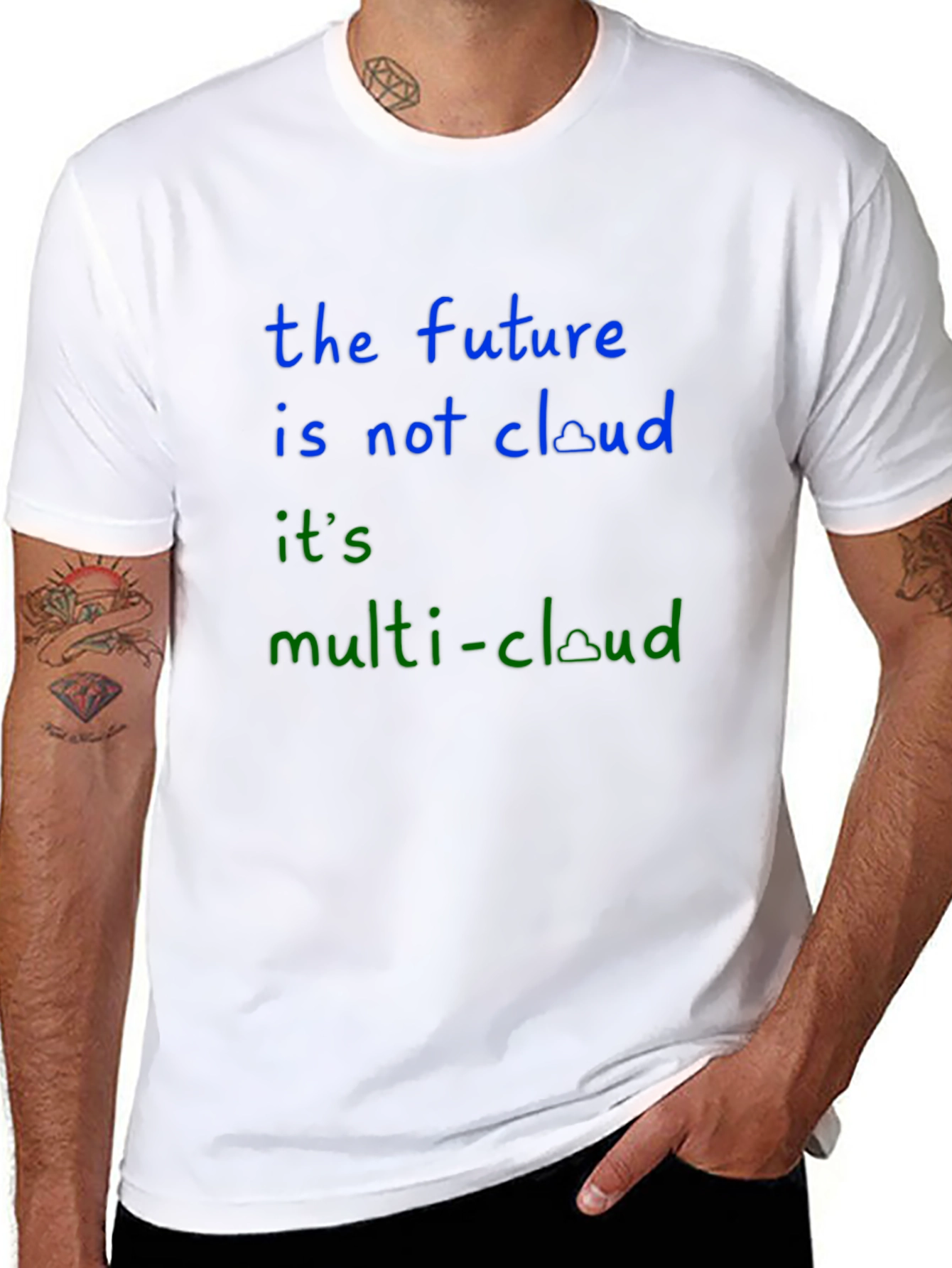 Multi-Cloud Future T-Shirt - Tech Innovation