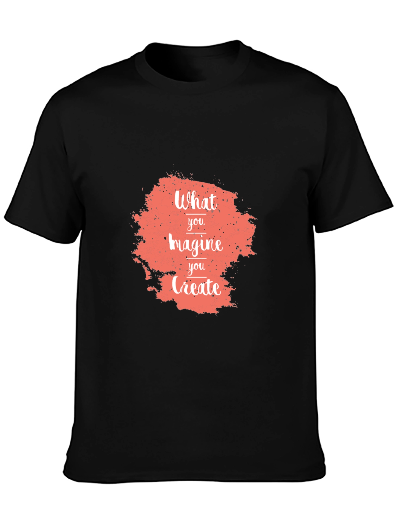 Imagine Create Black Graphic Tee