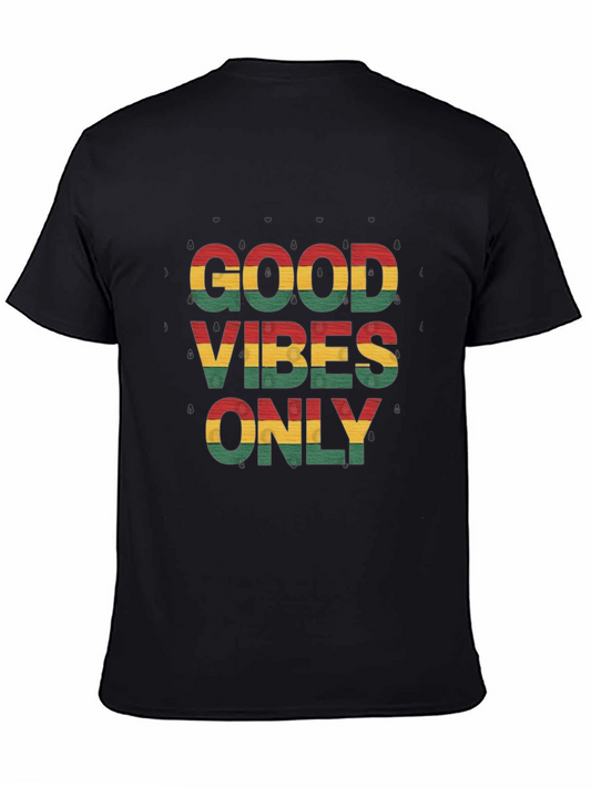 Good Vibes Only Graphic Tee - Reggae Inspired Style