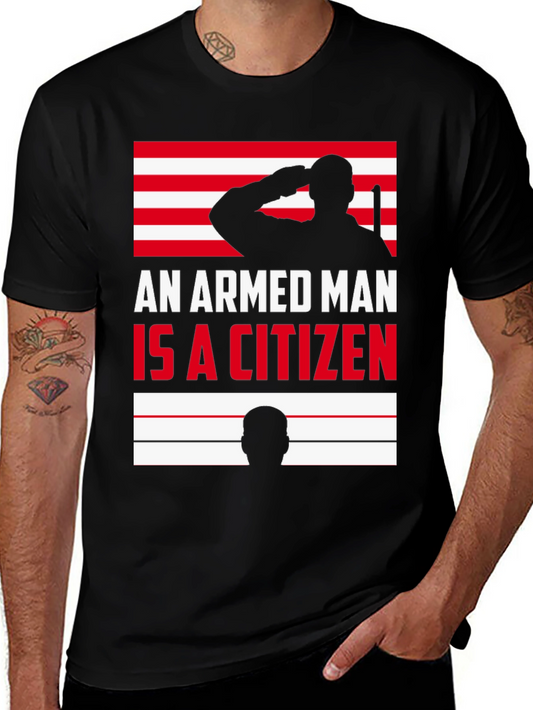 Armed Citizen T-Shirt: Patriotic Graphic Tee