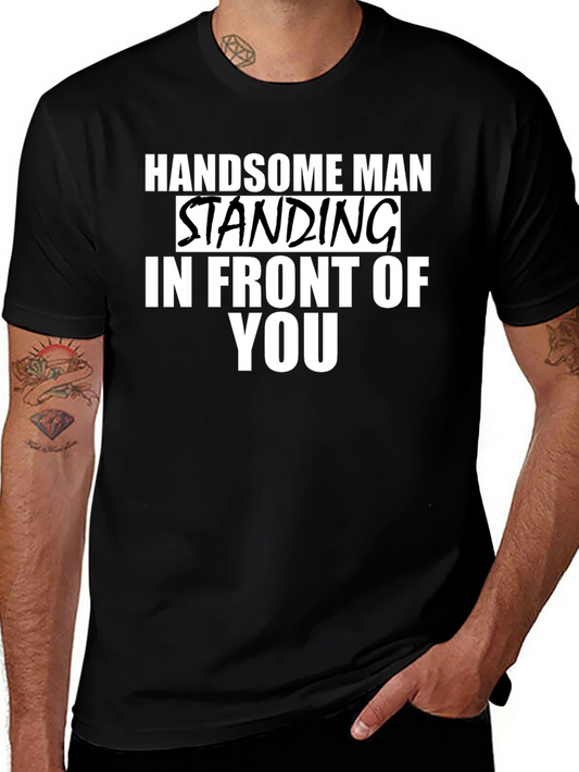 Handsome Man Graphic T-Shirt - Bold Statement Tee