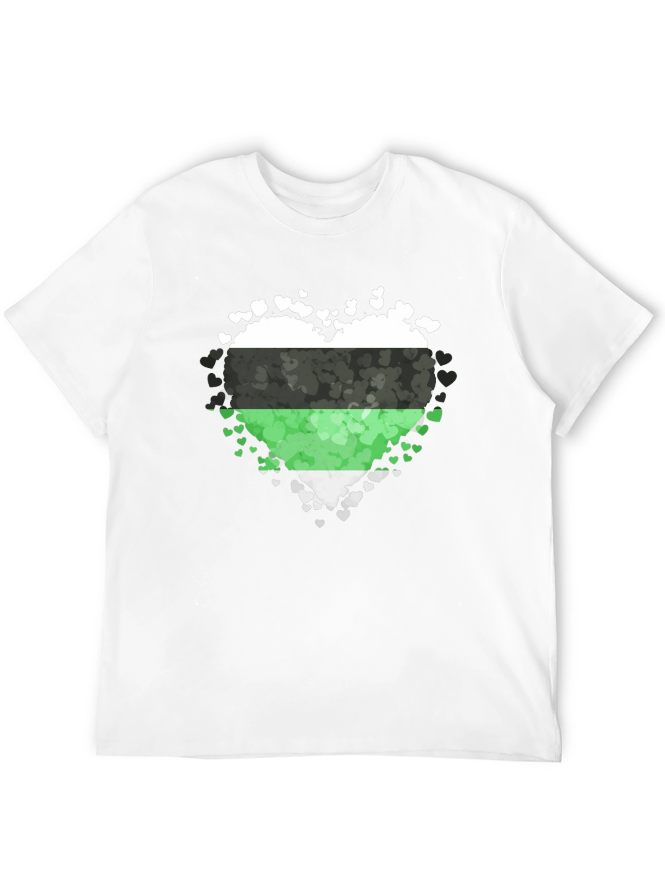 Aromantic Pride Heart T-Shirt