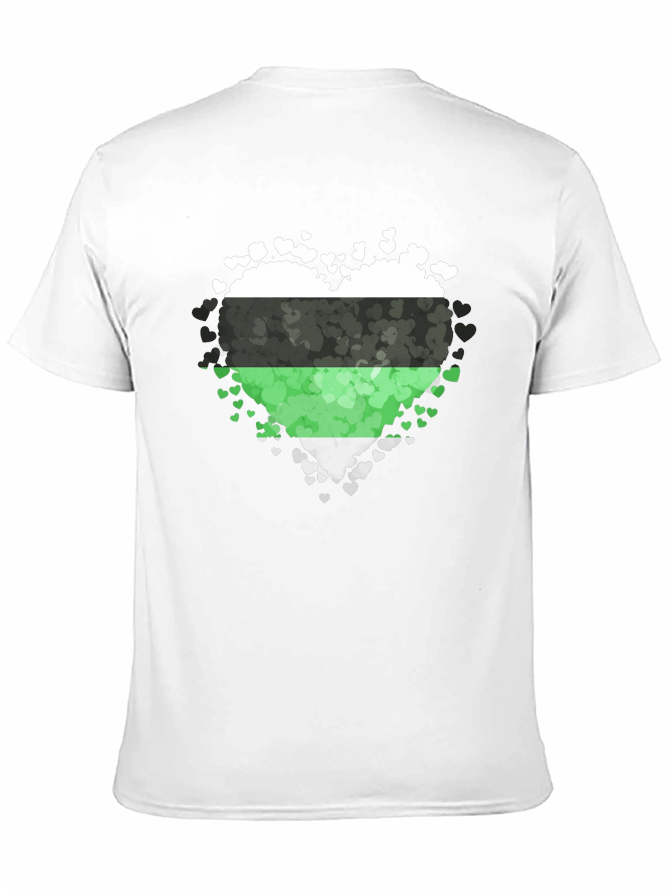 Aromantic Pride Heart T-Shirt