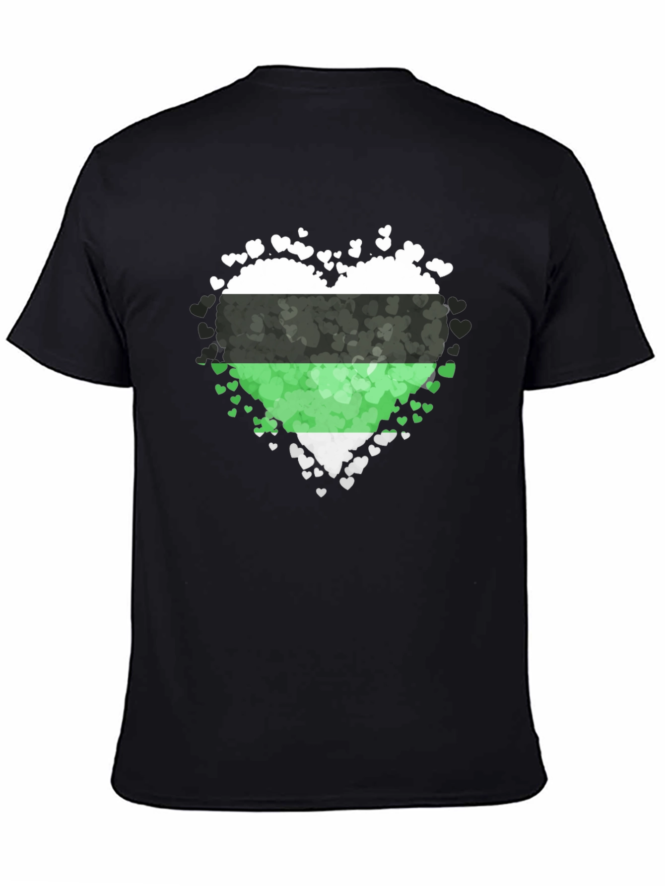 Aromantic Pride Heart T-Shirt
