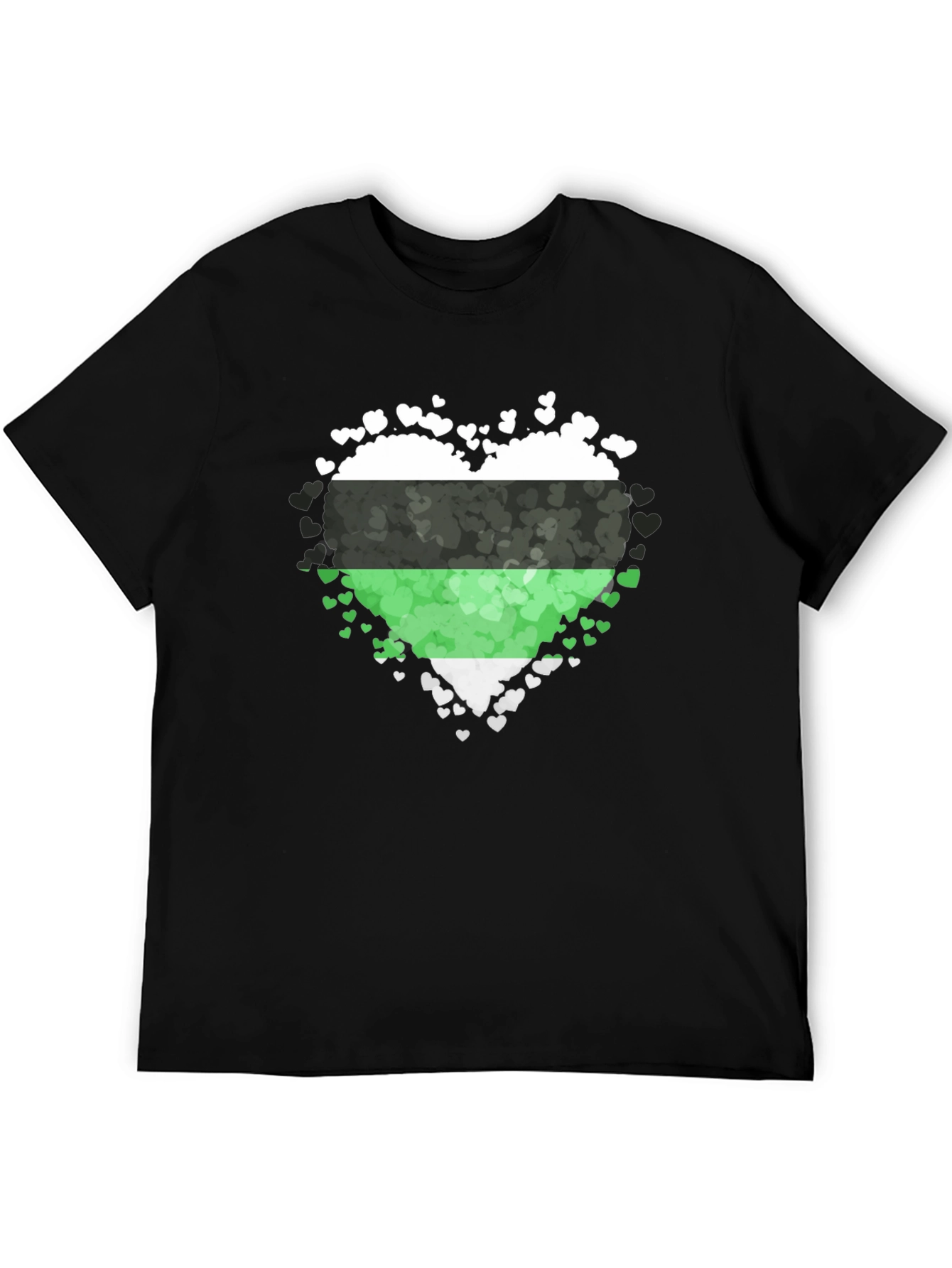 Aromantic Pride Heart T-Shirt