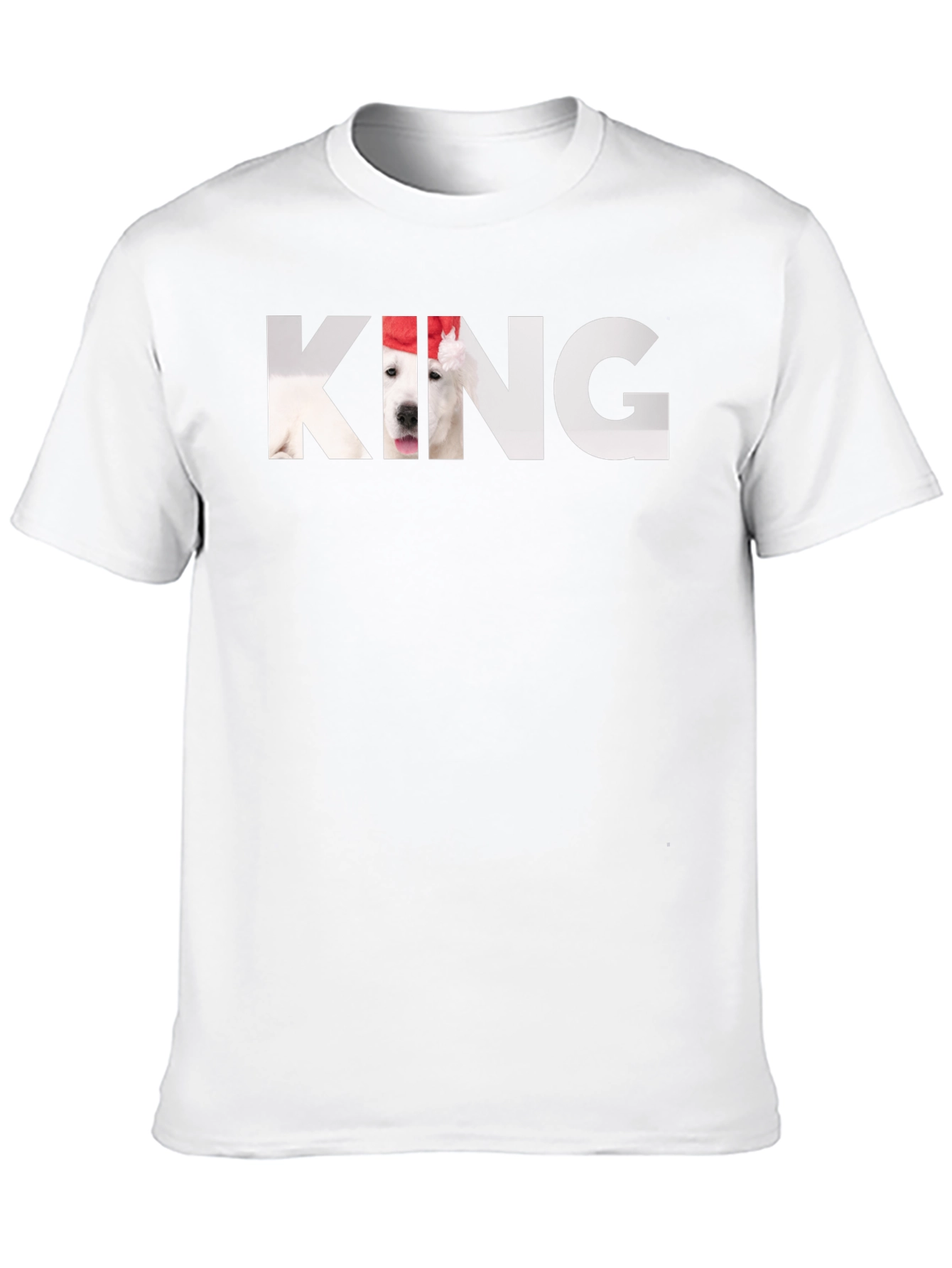 King Dog Graphic T-Shirt - Black Cotton Tee