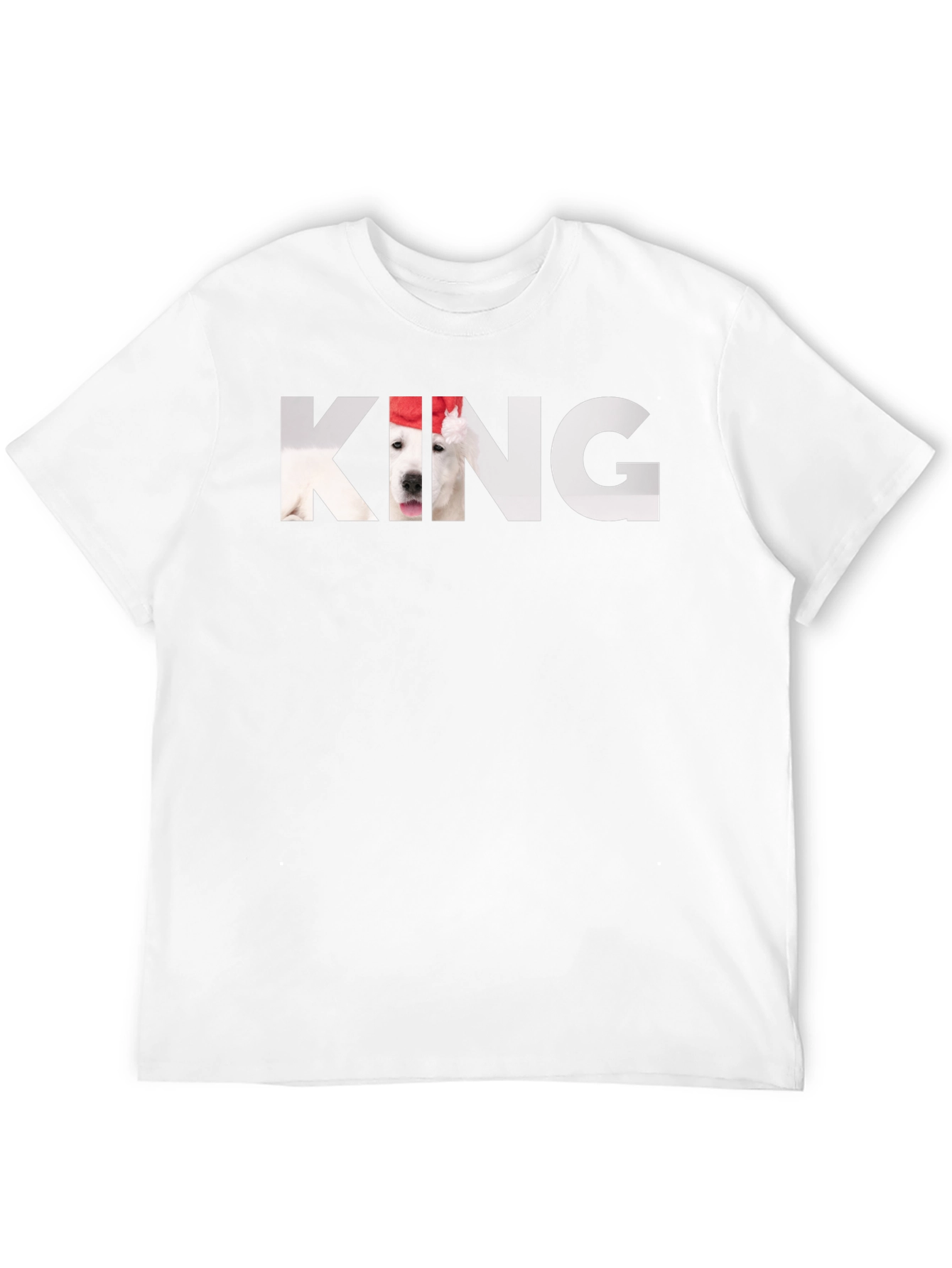 King Dog Graphic T-Shirt - Black Cotton Tee