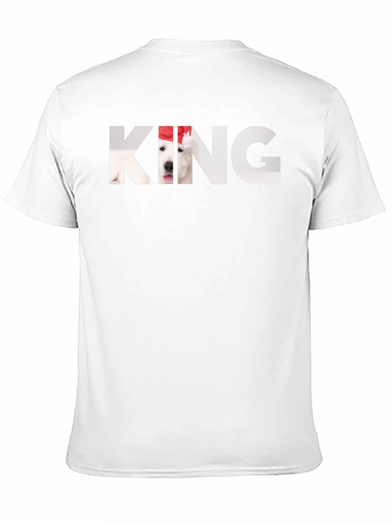 King Dog Graphic T-Shirt - Black Cotton Tee
