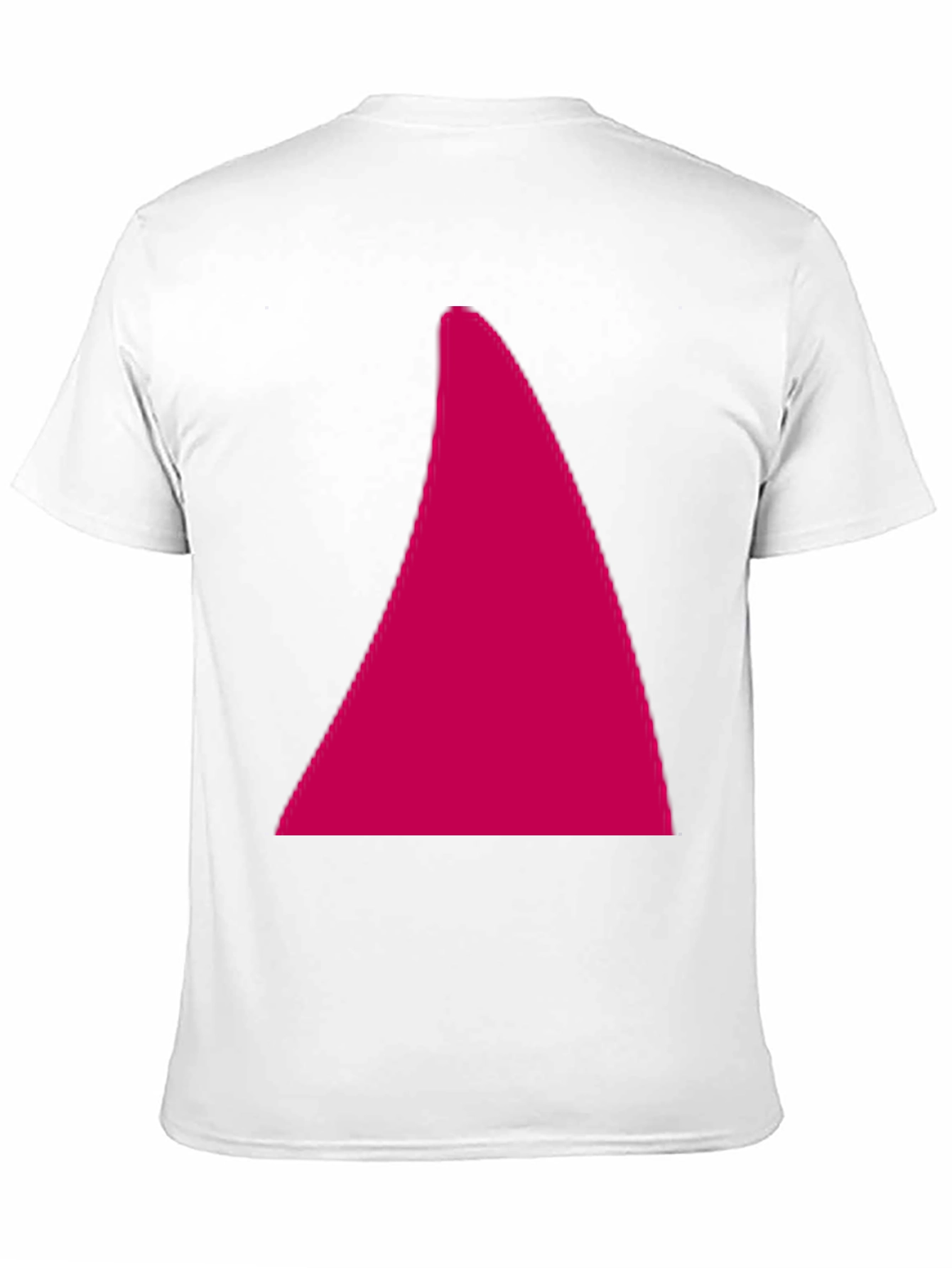 Geometric Triangle Graphic Tee - Casual Black Cotton T-Shirt