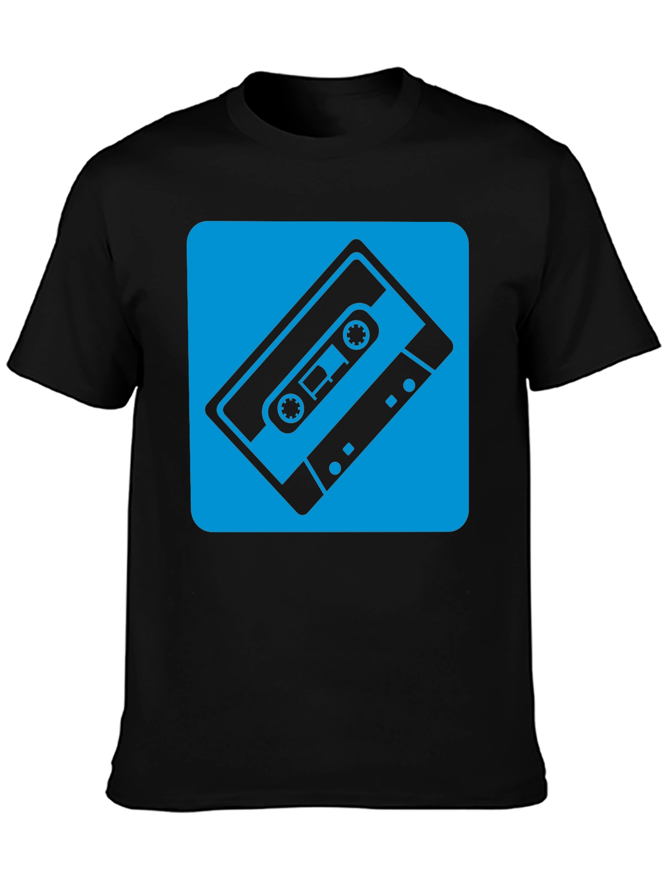 Retro Cassette Tape Graphic Tee - Classic Style!