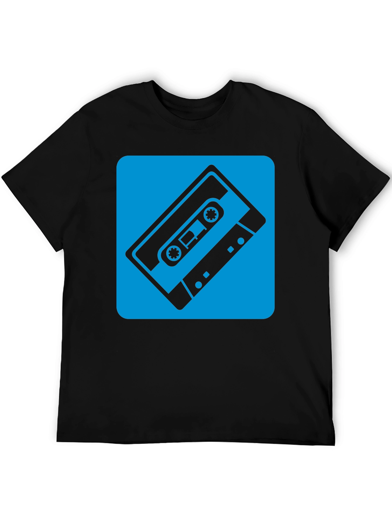 Retro Cassette Tape Graphic Tee - Classic Style!