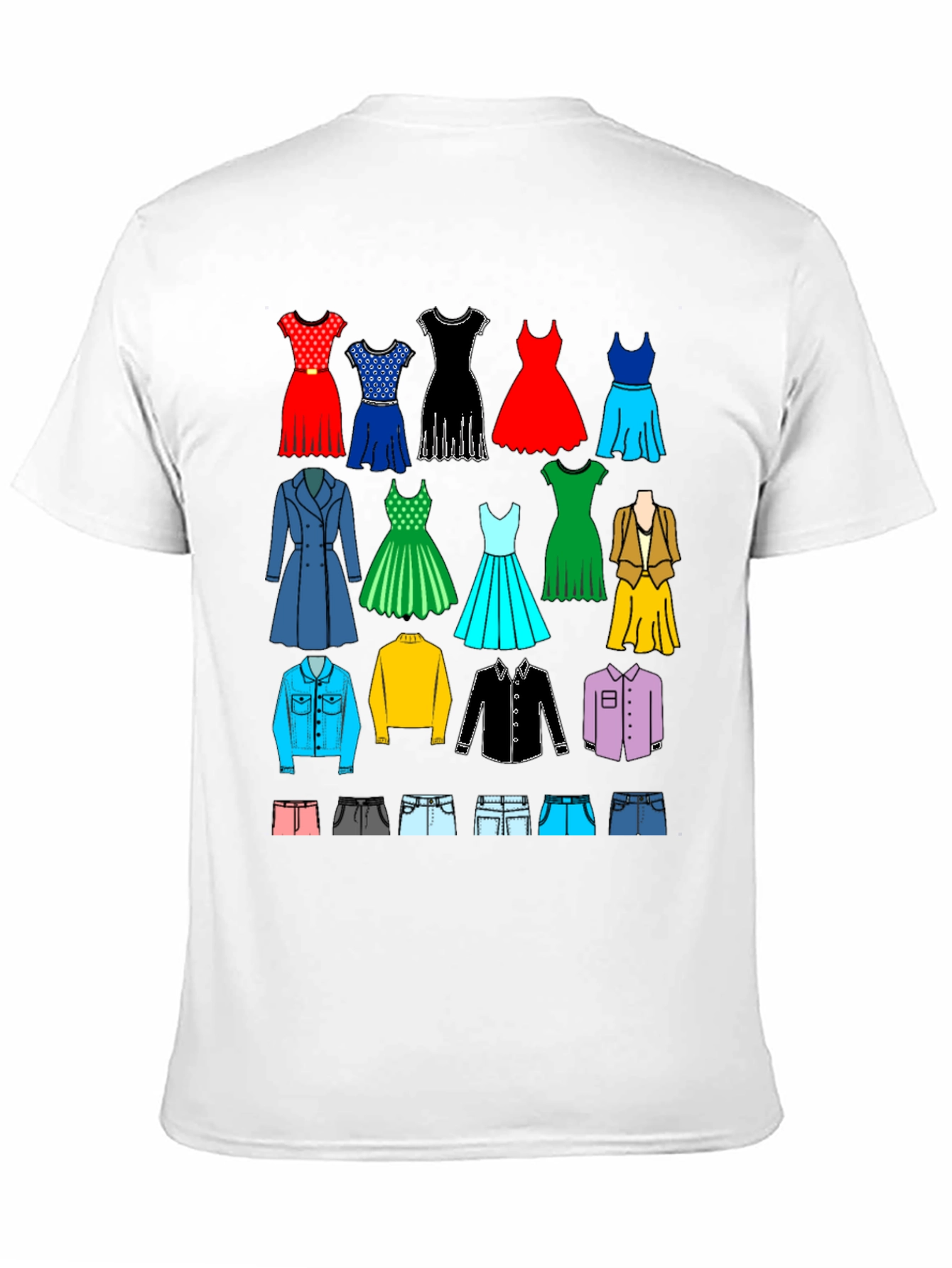 Apparel Collage Black T-Shirt