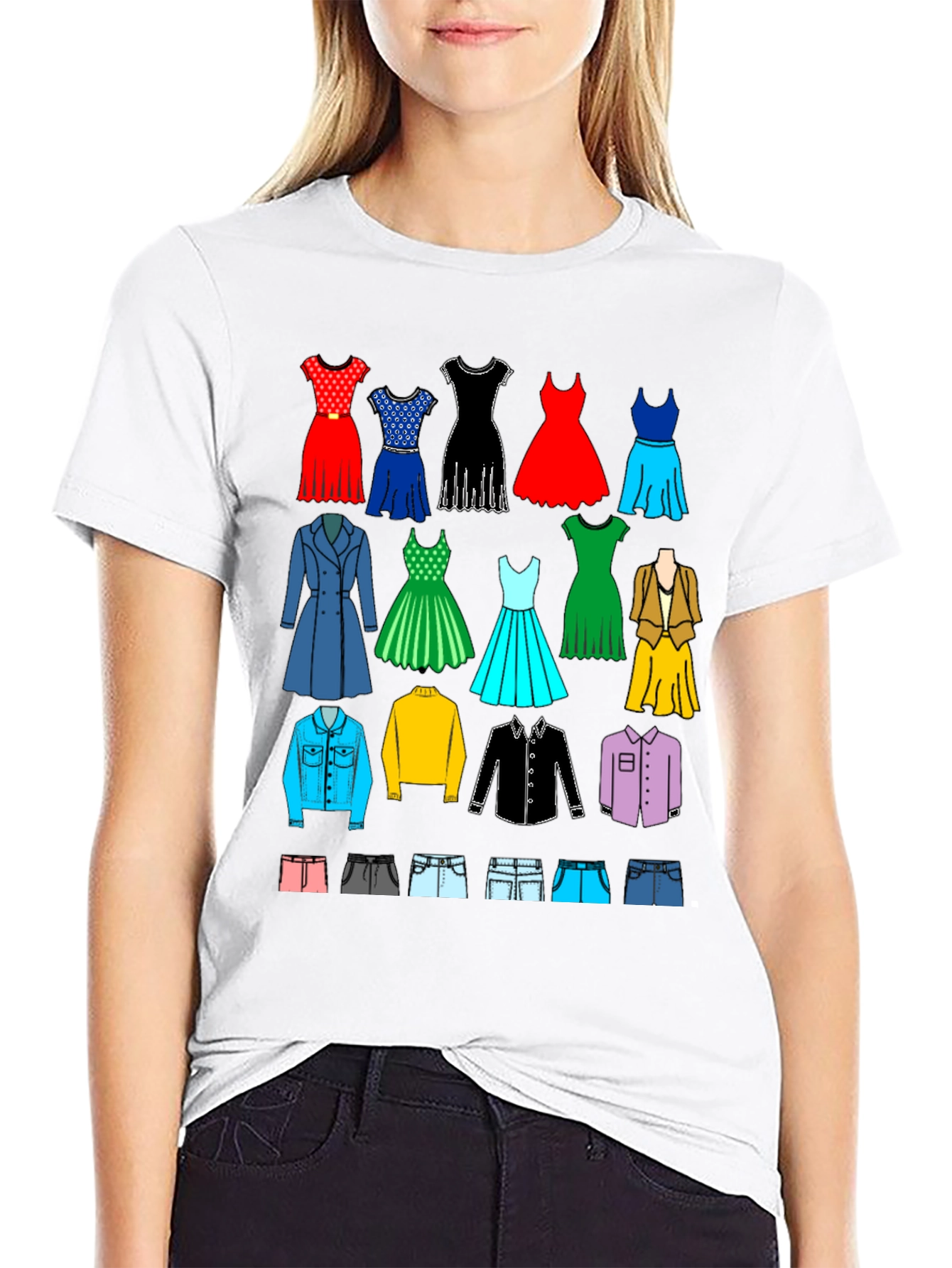 Apparel Collage Black T-Shirt