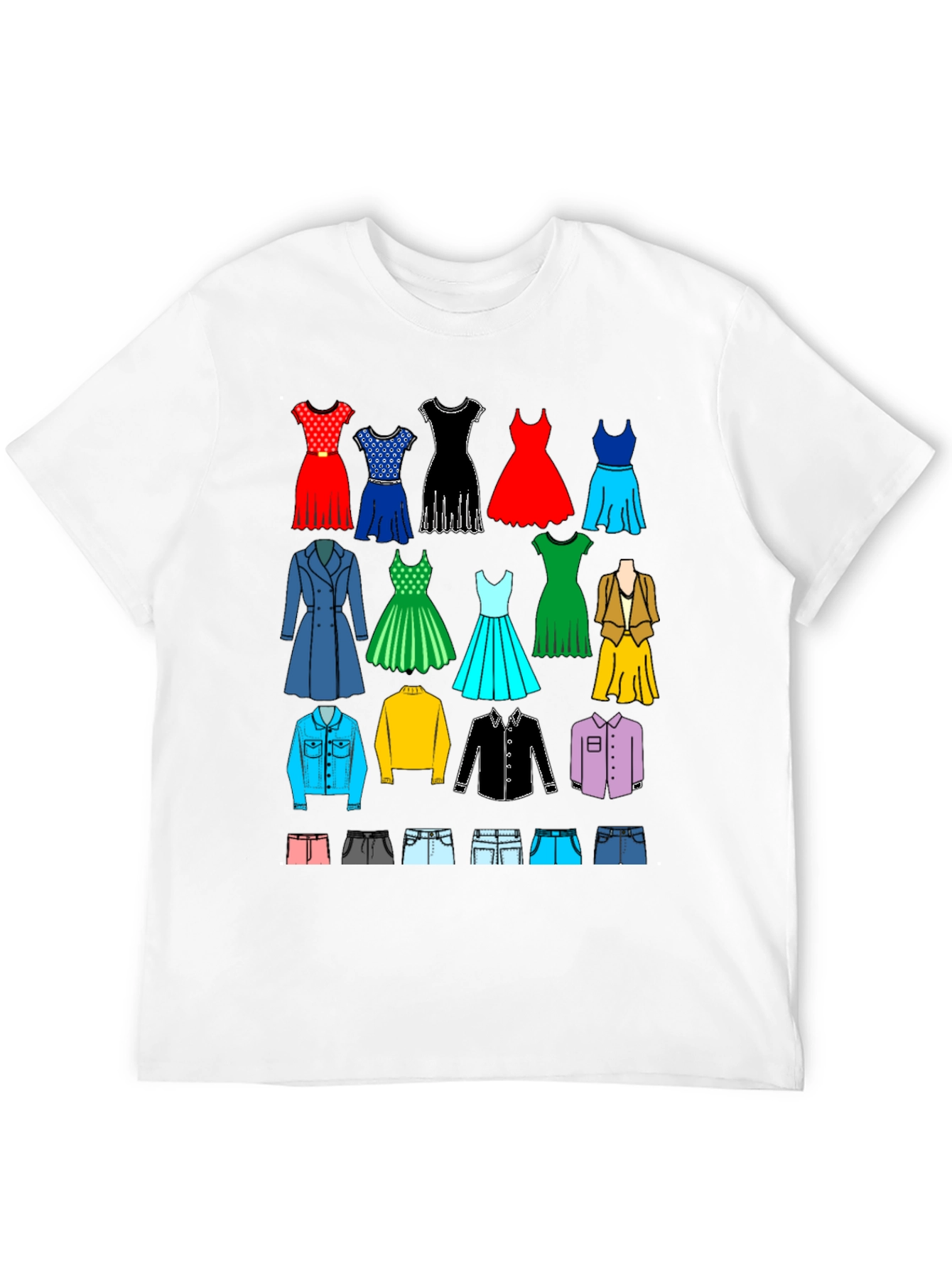 Apparel Collage Black T-Shirt