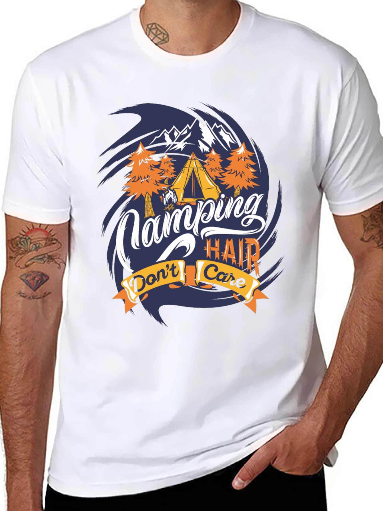 Camping Hair Dont Care T-Shirt