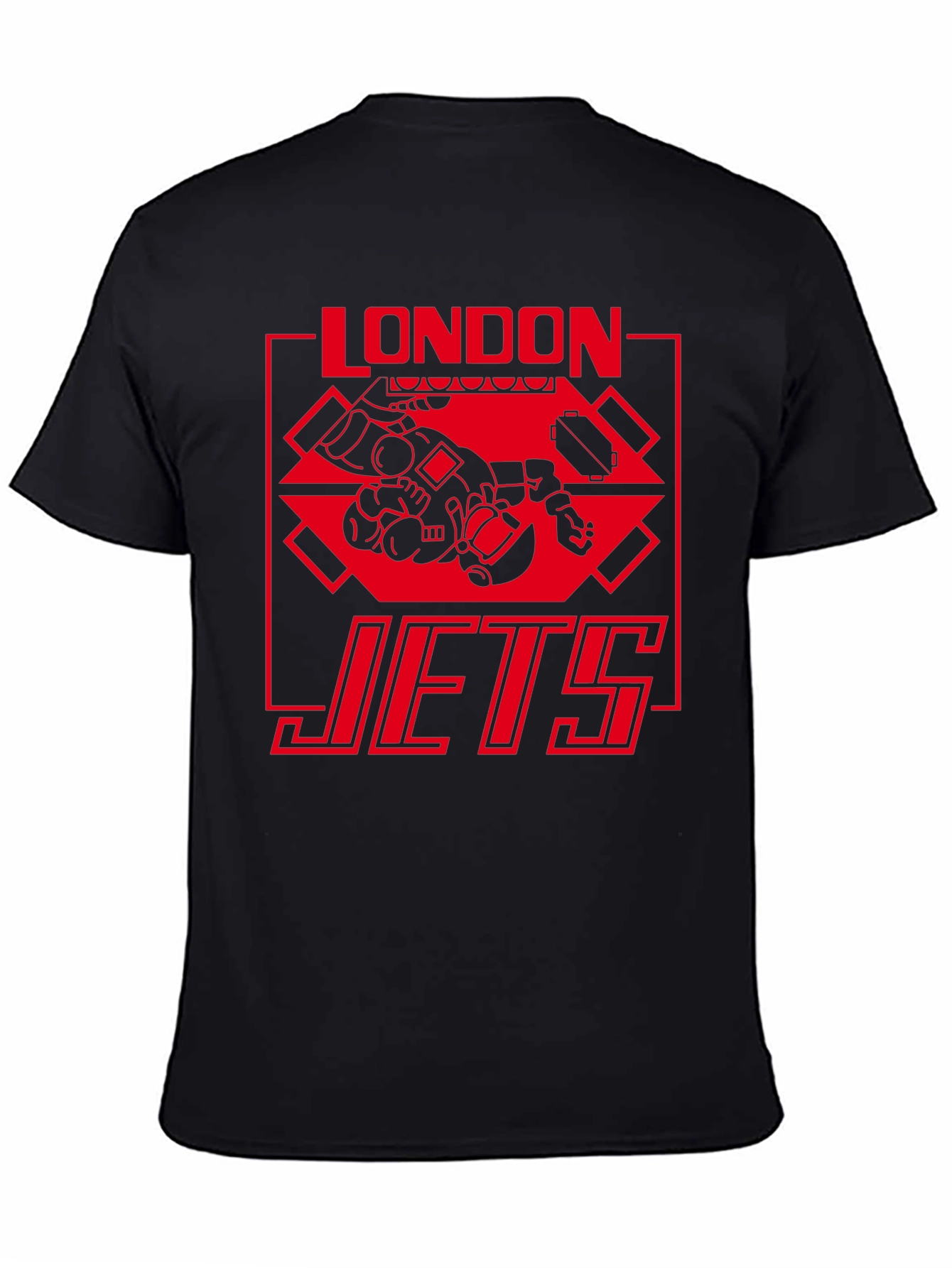 London Jets Graphic T-Shirt - Black Tee