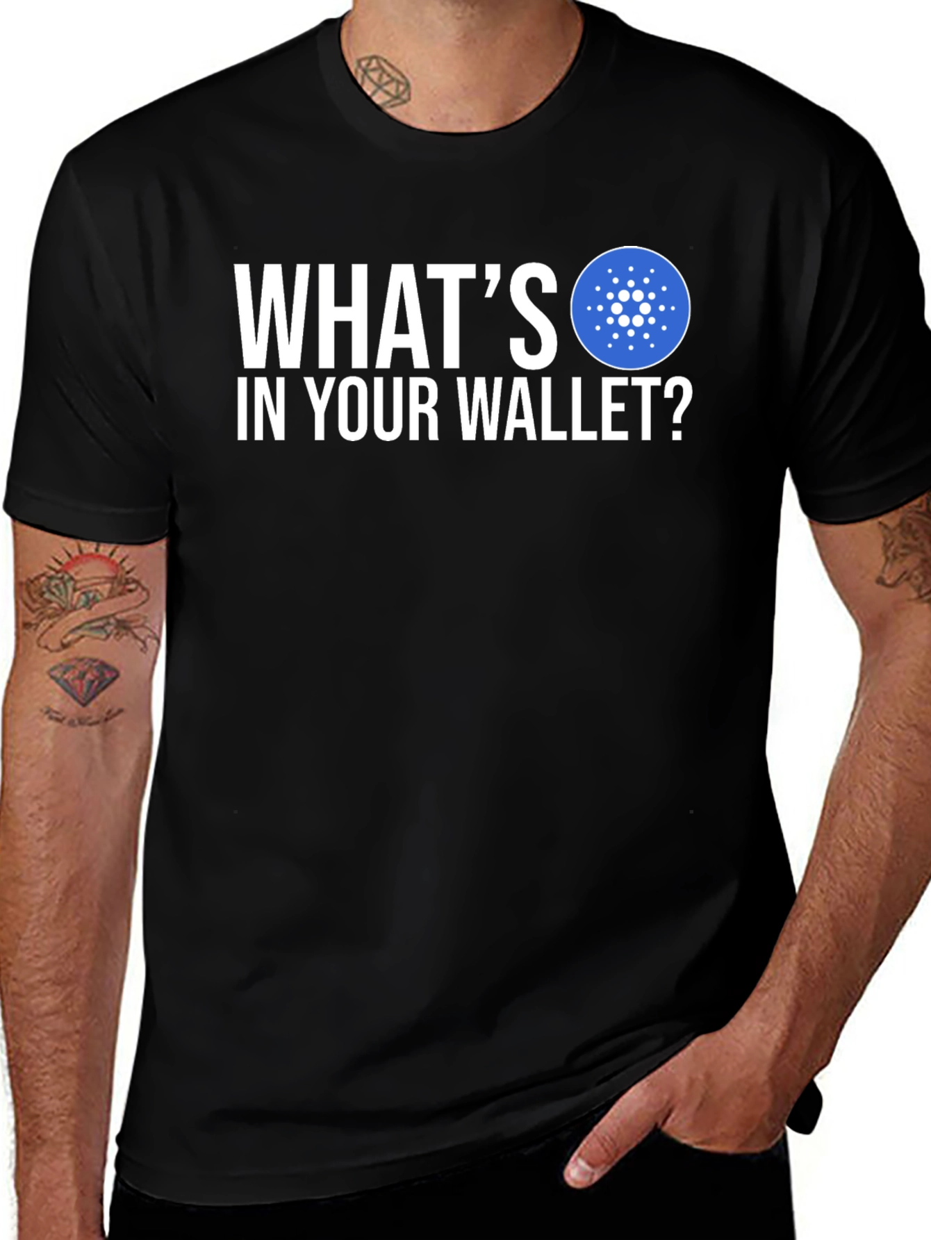 Whats in Your Wallet? Cardano ADA Crypto T-Shirt
