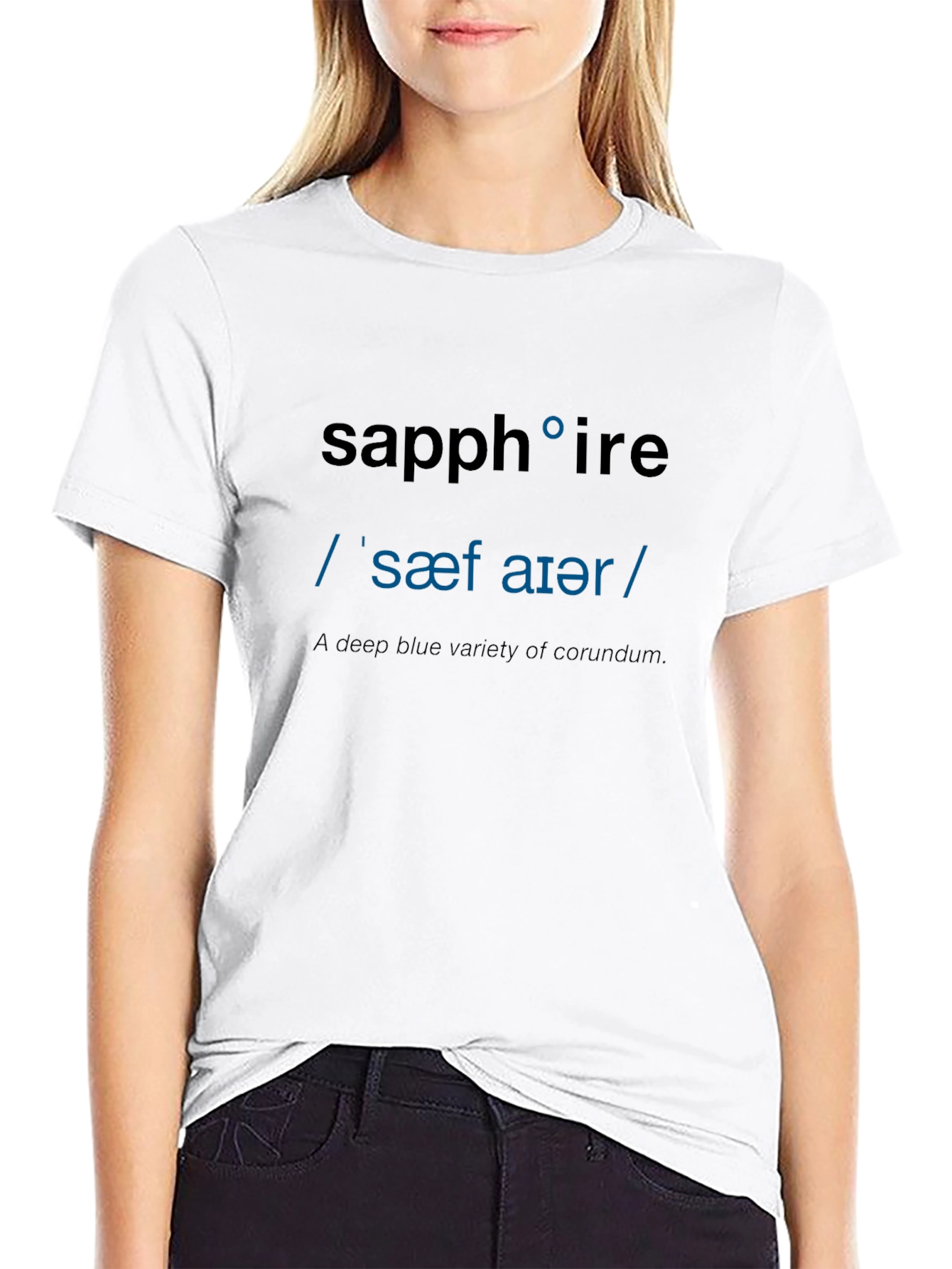 Sapphire Definition Graphic T-Shirt