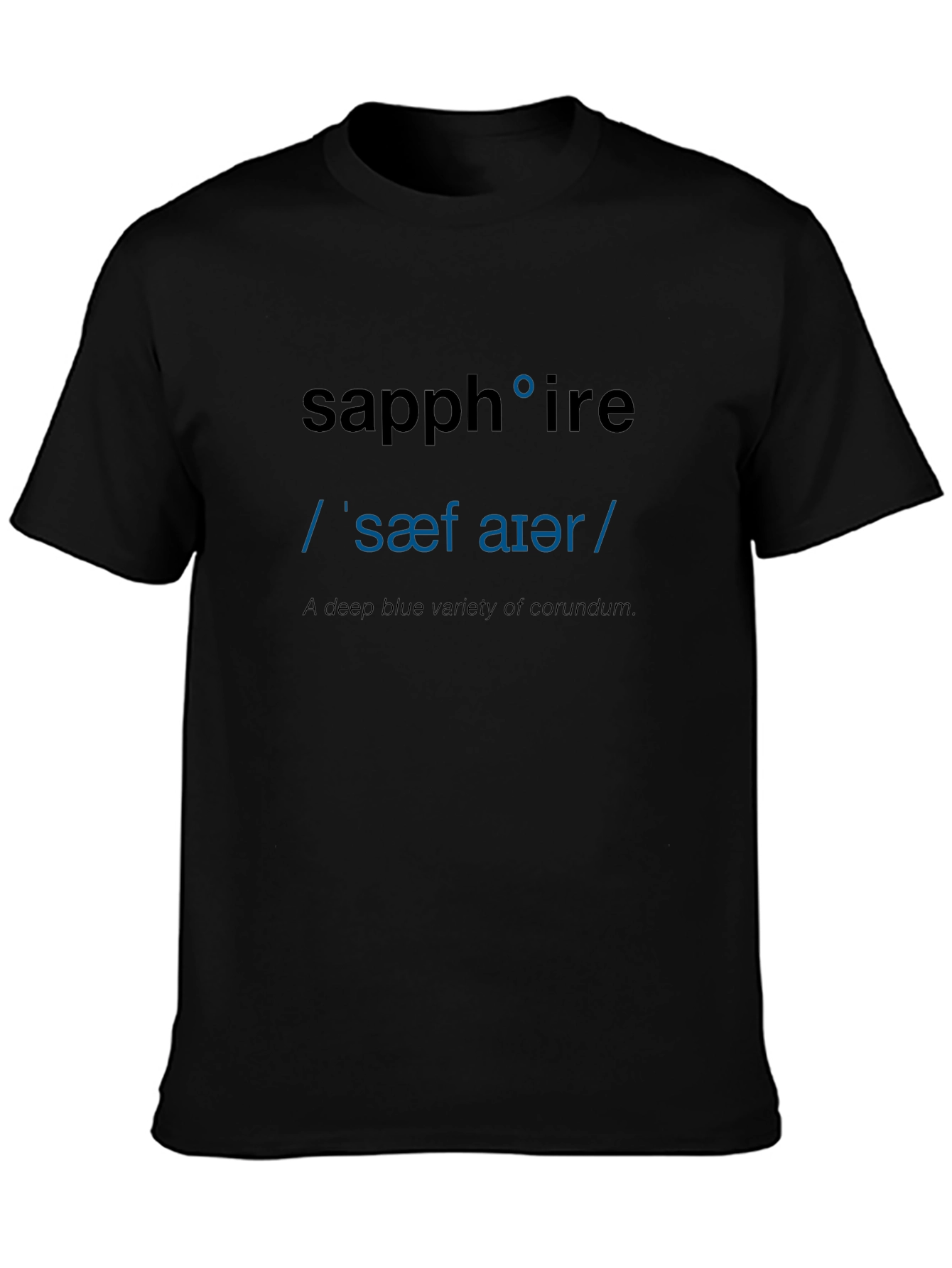 Sapphire Definition Graphic T-Shirt