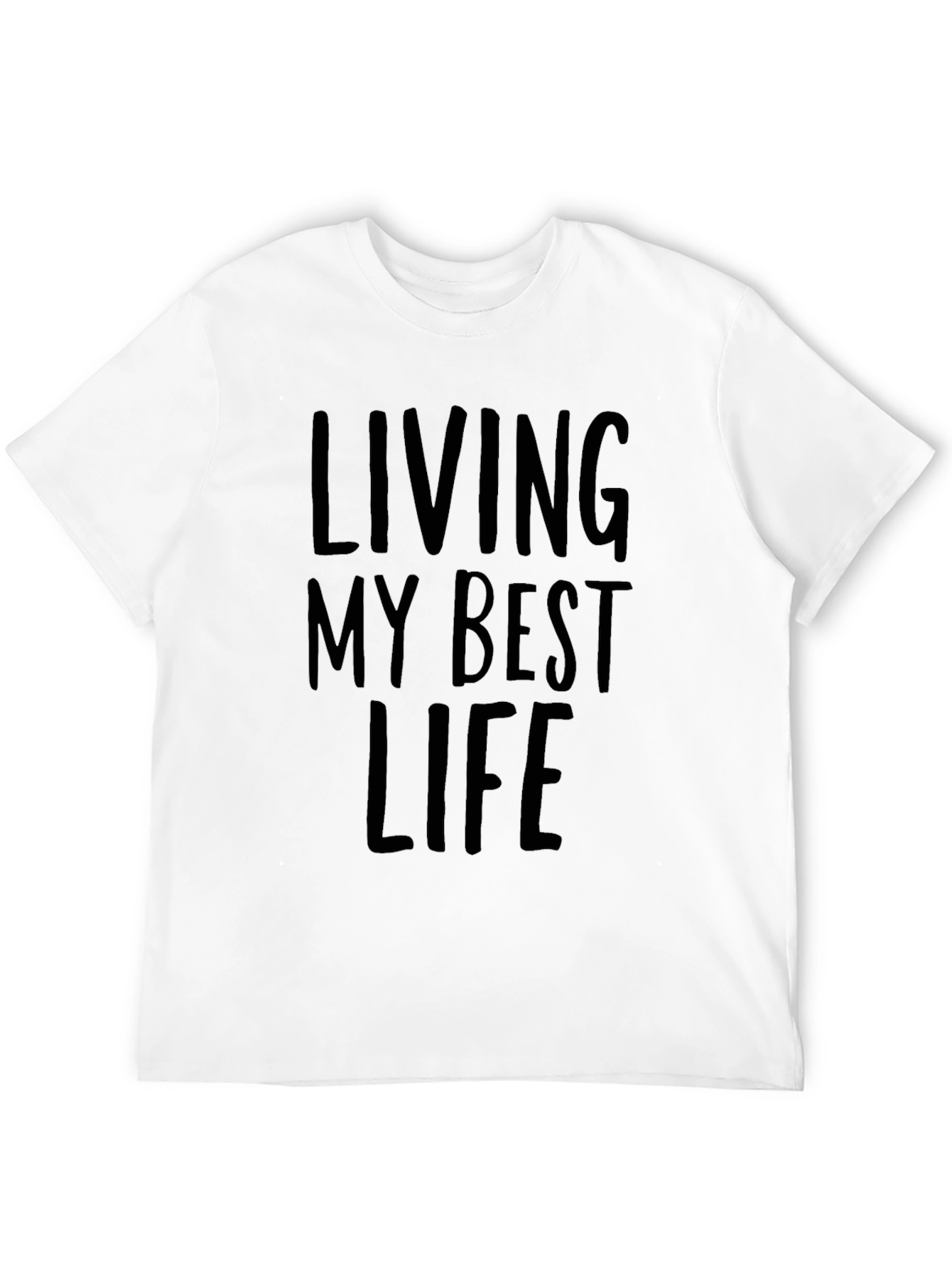 Living My Best Life T-Shirt - Black Tee