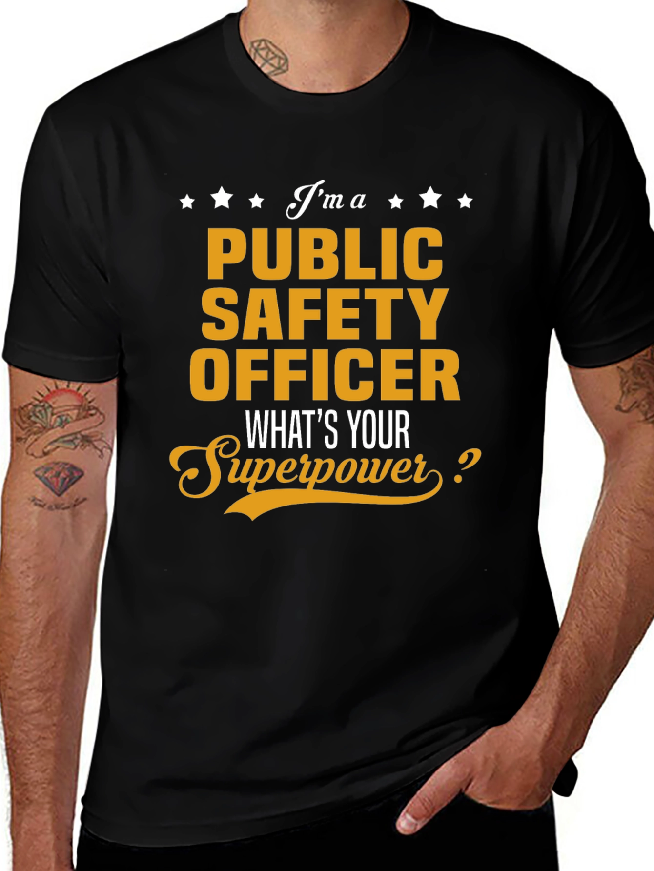 Public Safety Officer Superpower T-Shirt