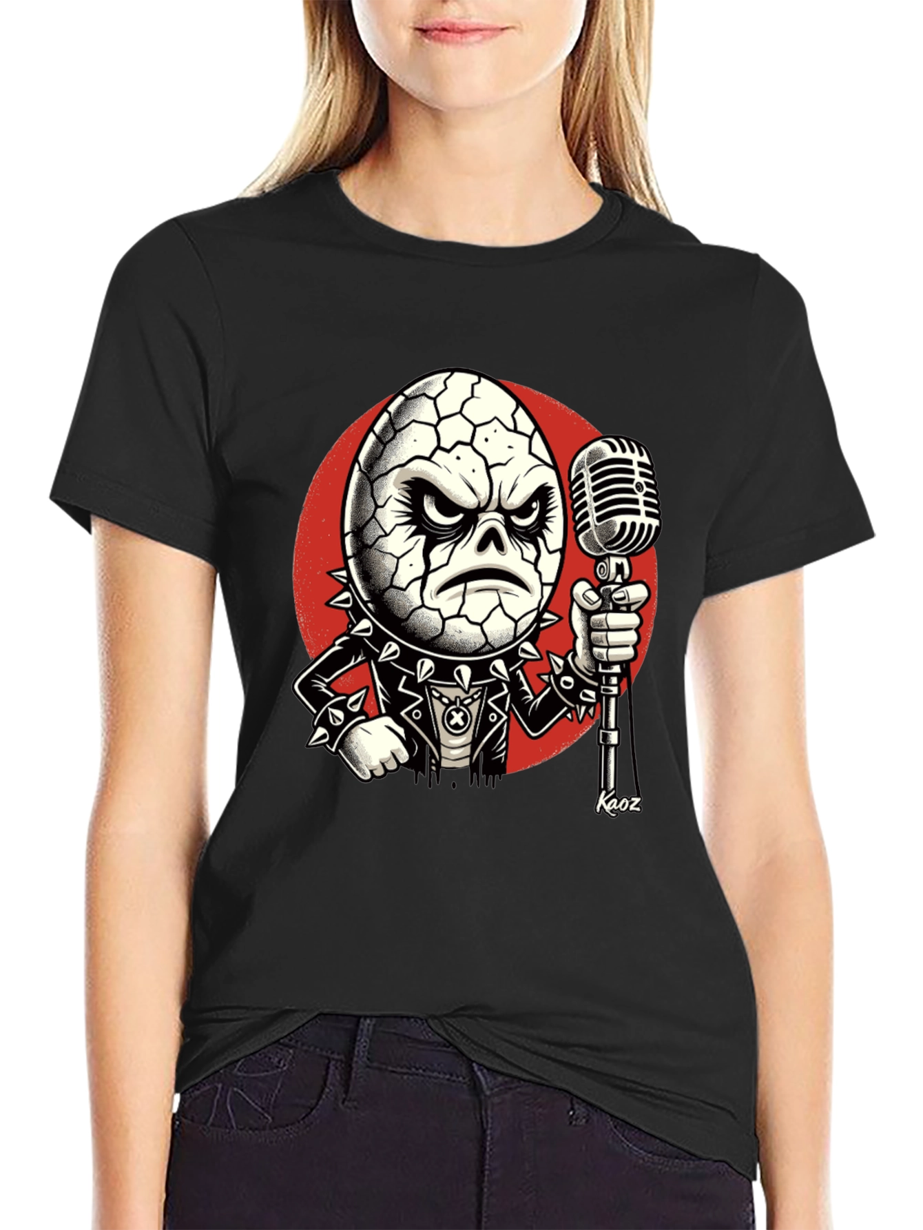 Egghead Rocker T-Shirt - Cool Cartoon Graphic Tee