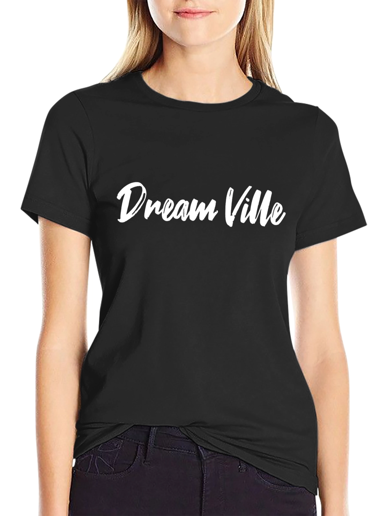 Dreamville Graphic Print Black T-Shirt
