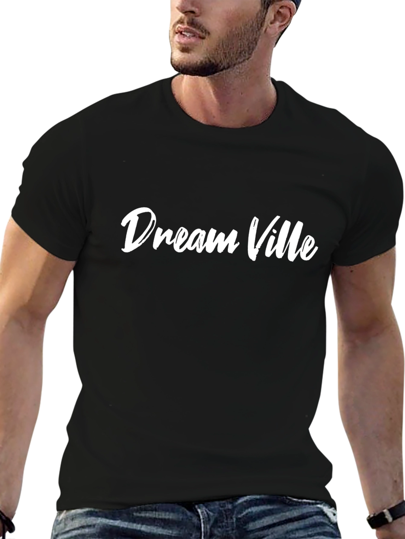 Dreamville Graphic Print Black T-Shirt